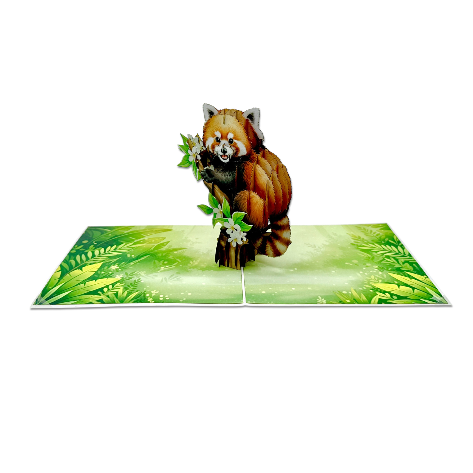 Red Panda Pop-up Card