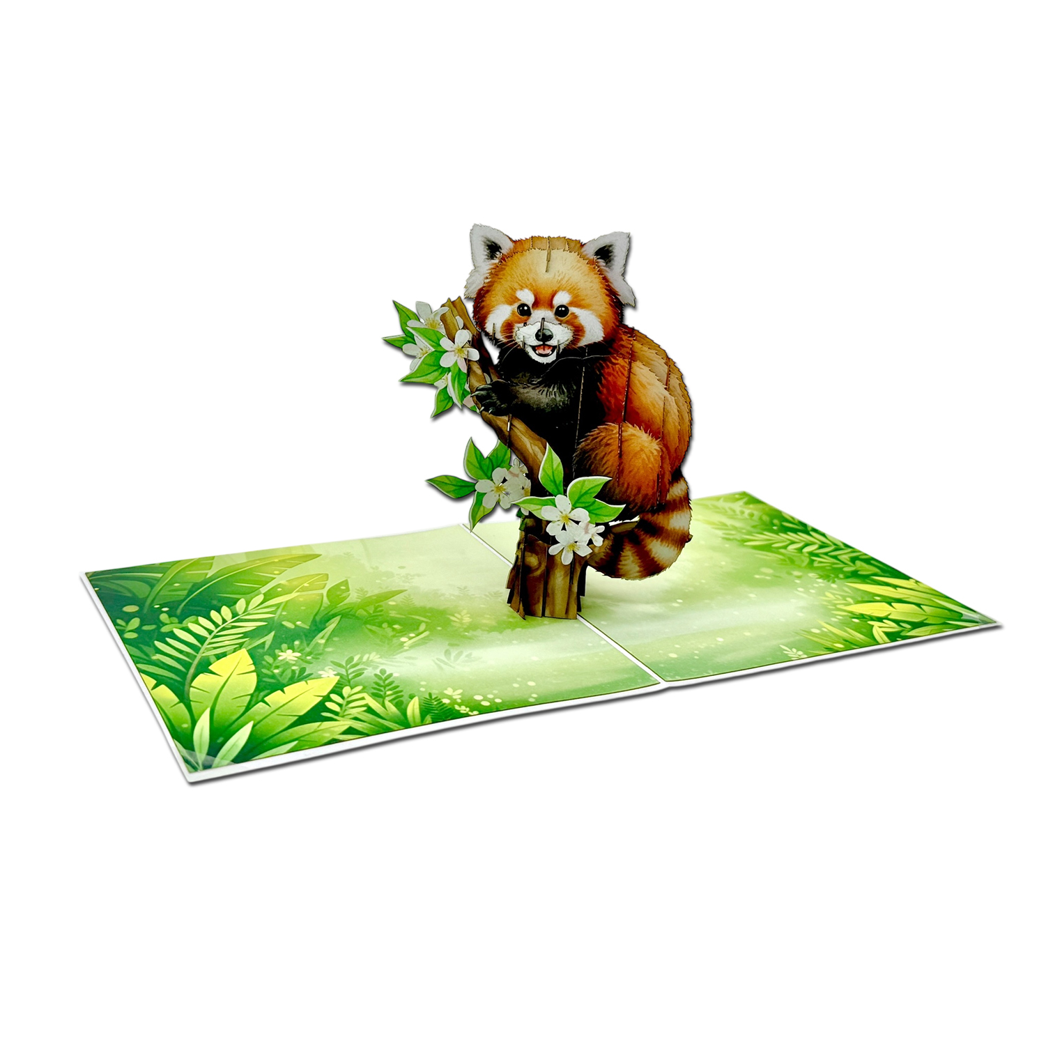 Red Panda Pop-up Card