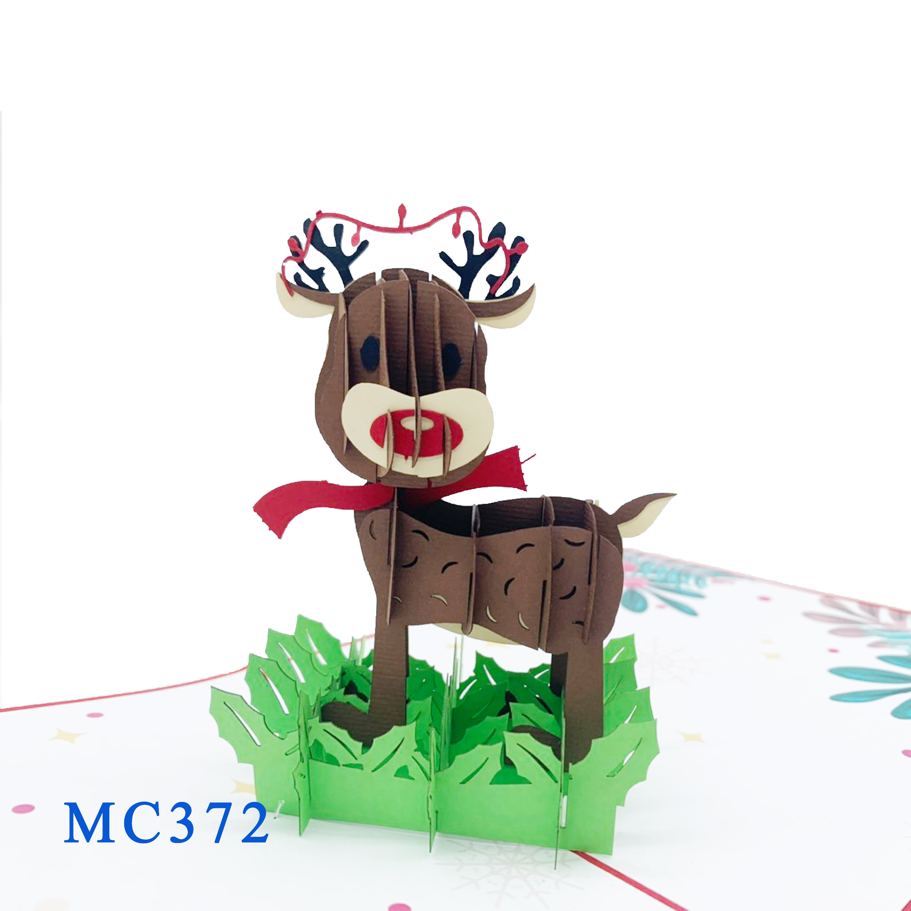 Reindeer Pop Up Card
