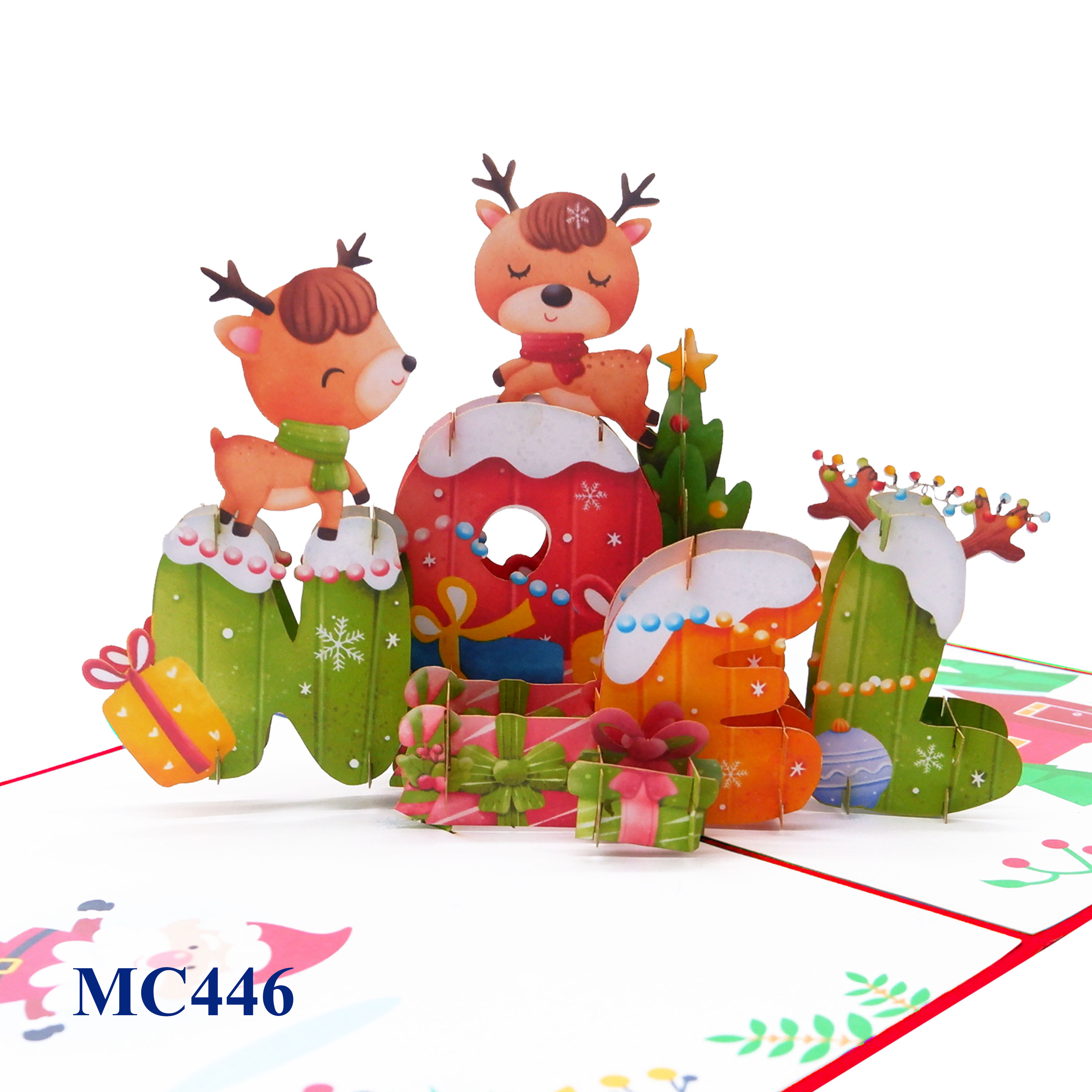 Reindeers Noel Pop Up Card
