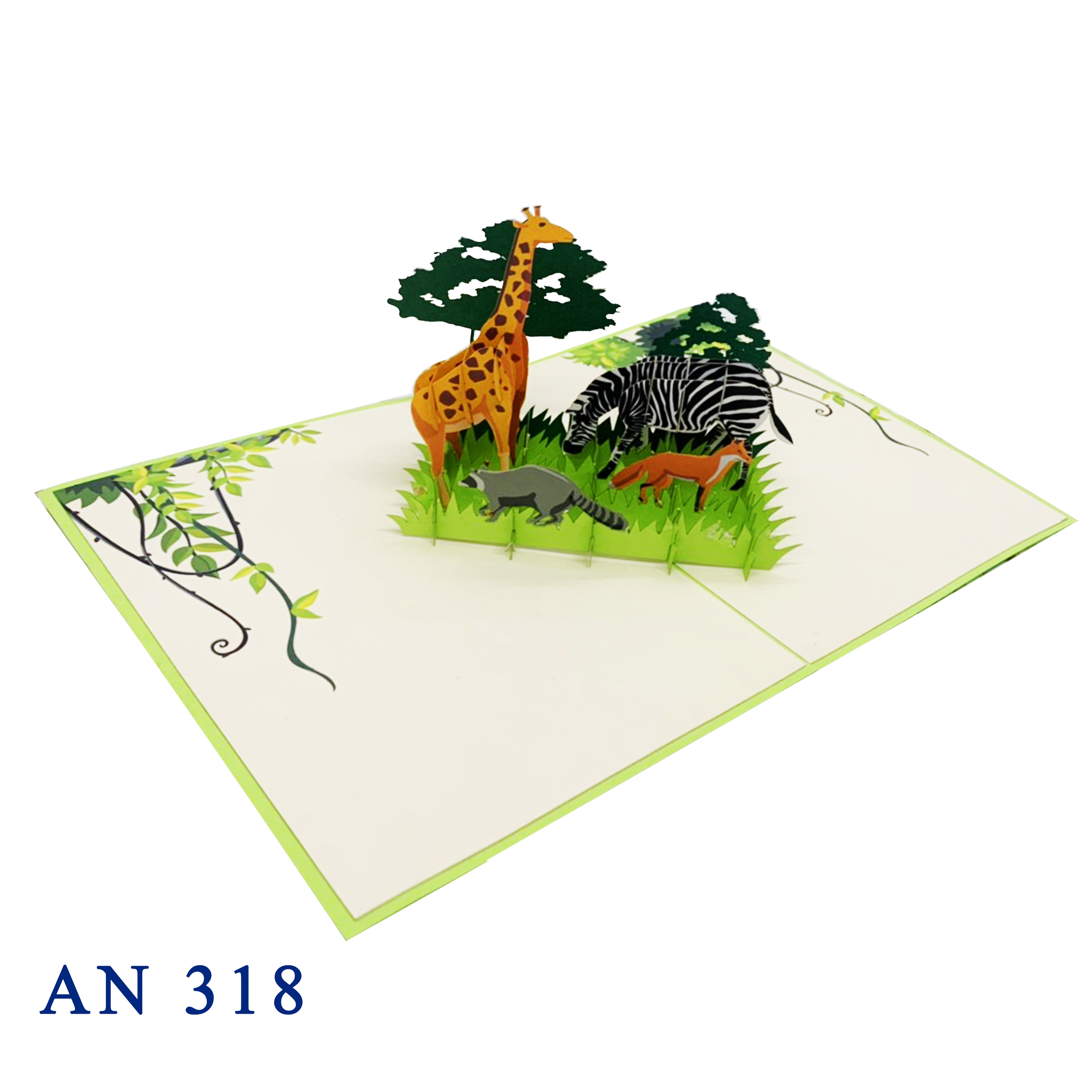 Safari Pop Up Card