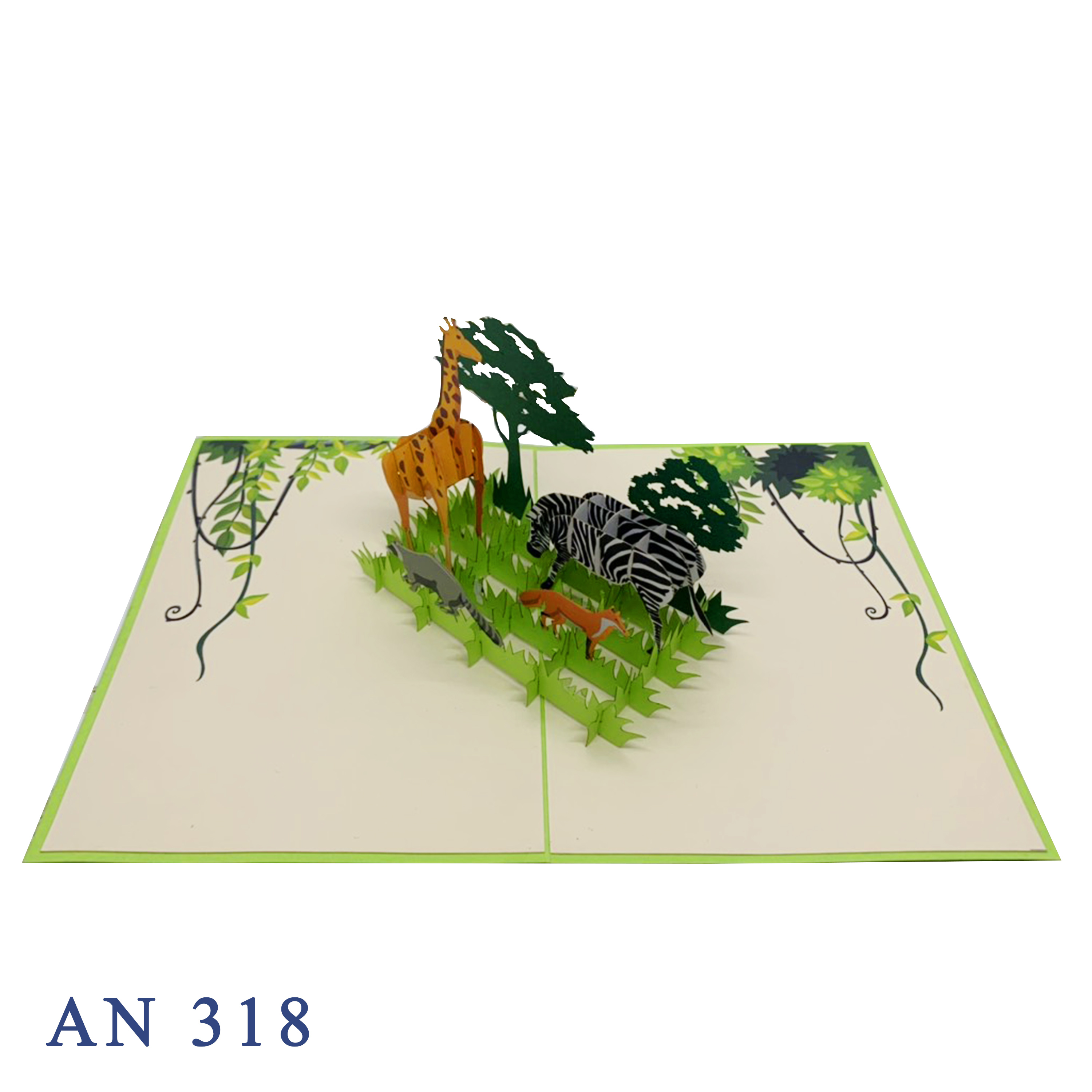 Safari Pop Up Card