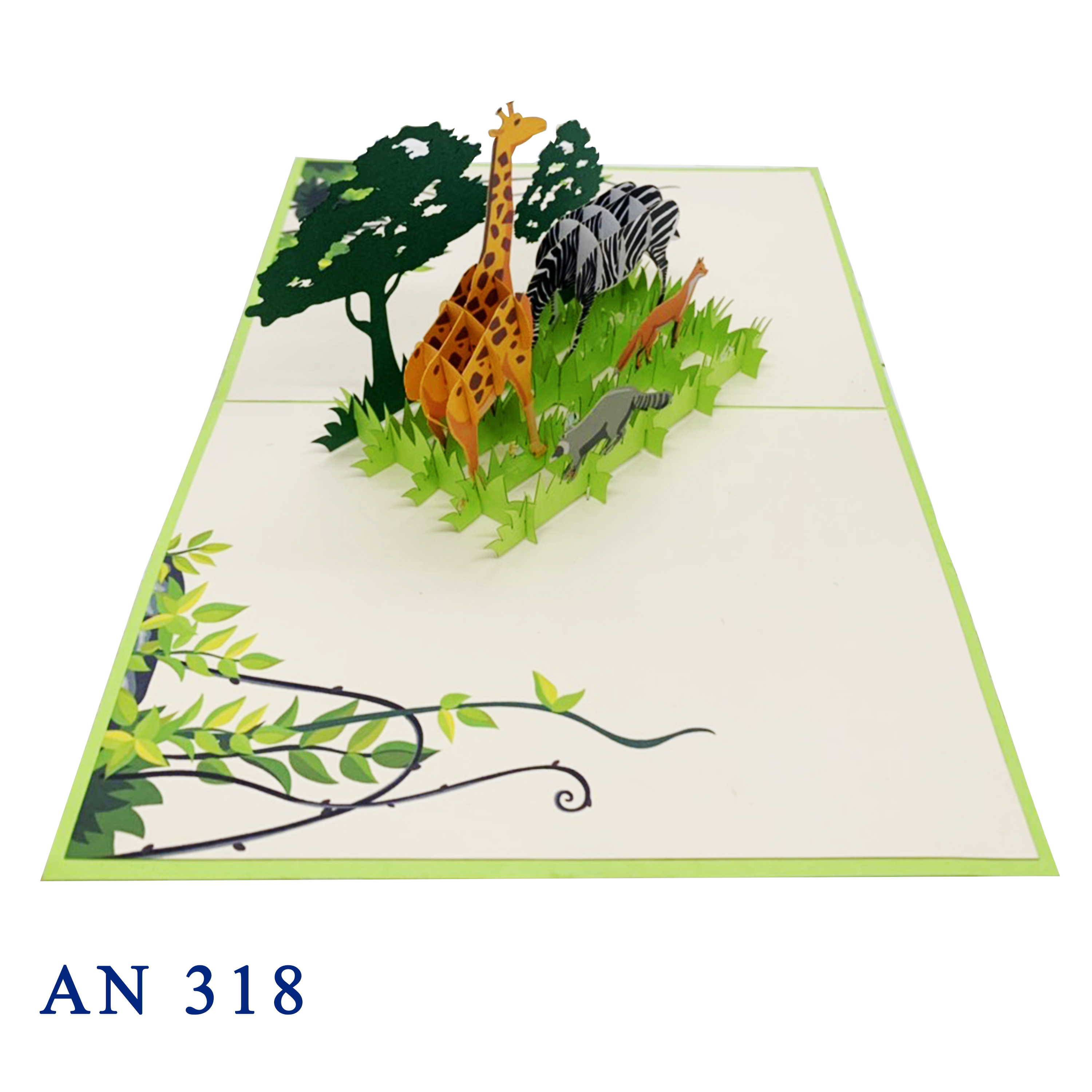 Safari Pop Up Card