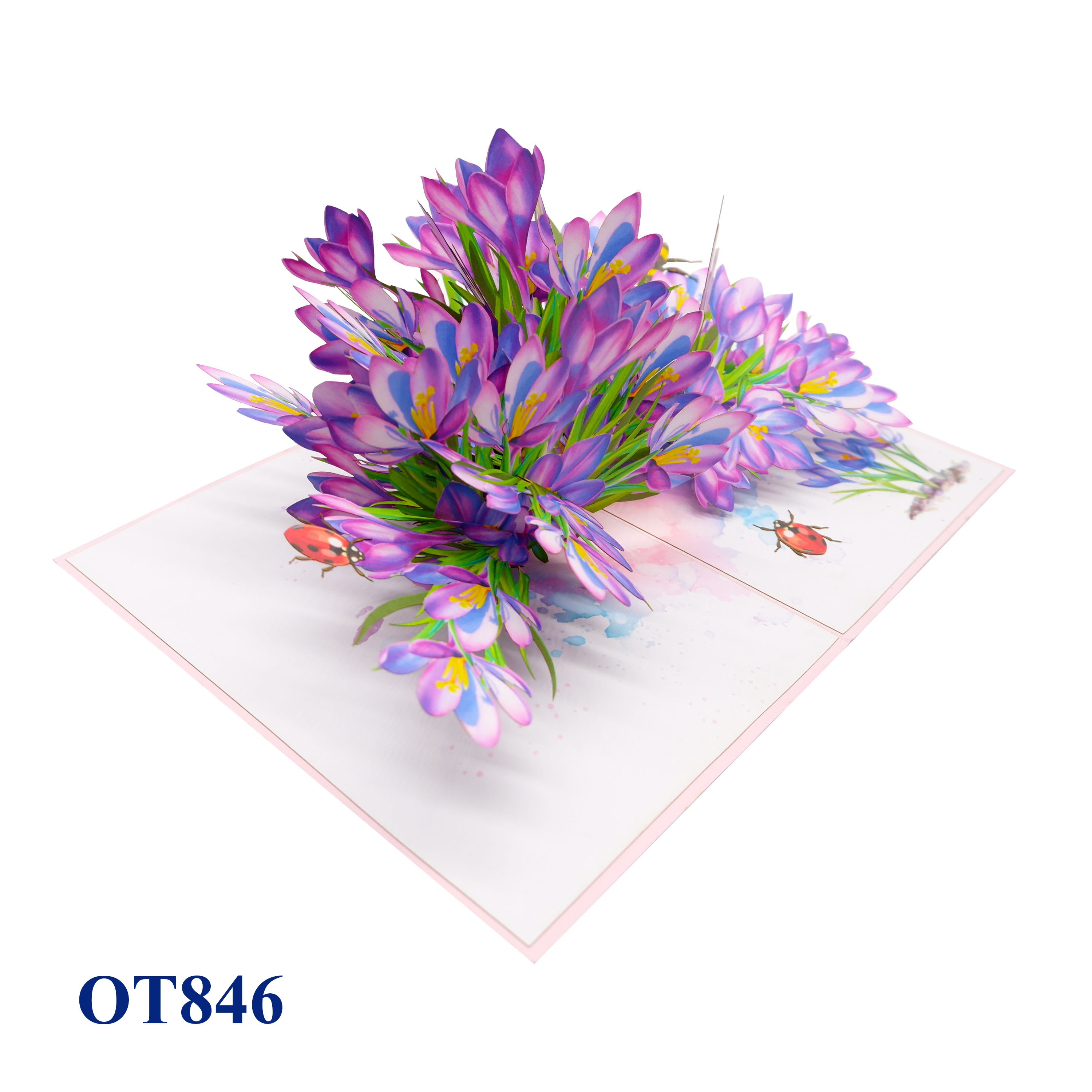 Saffron Garden Pop Up Card