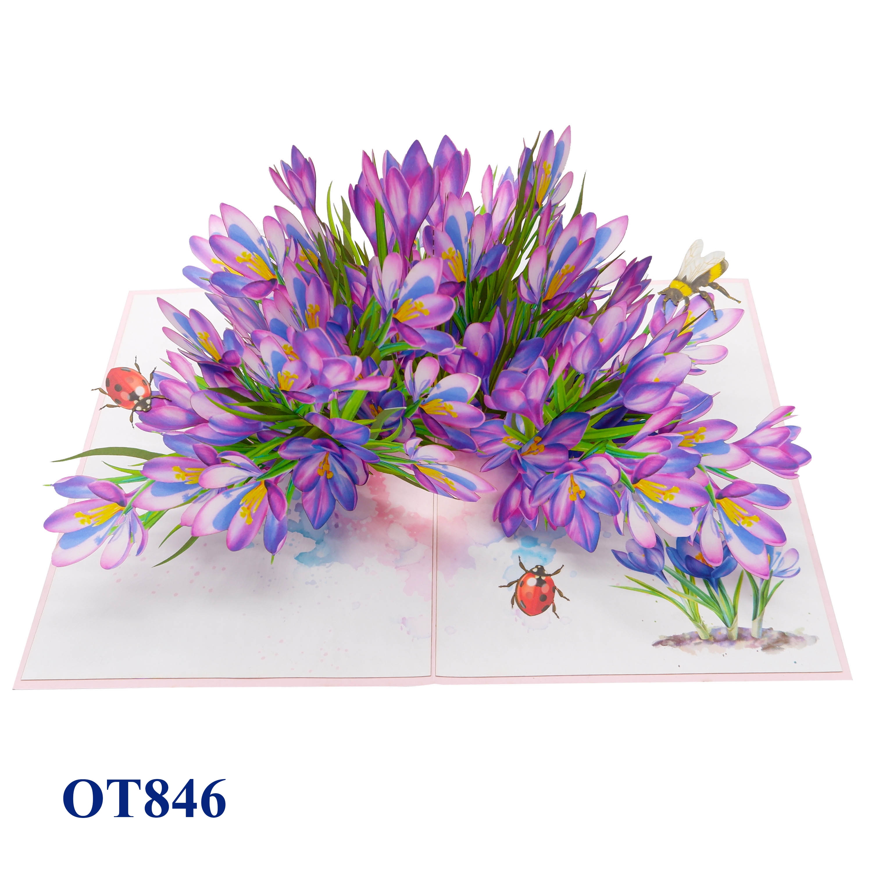 Saffron Garden Pop Up Card