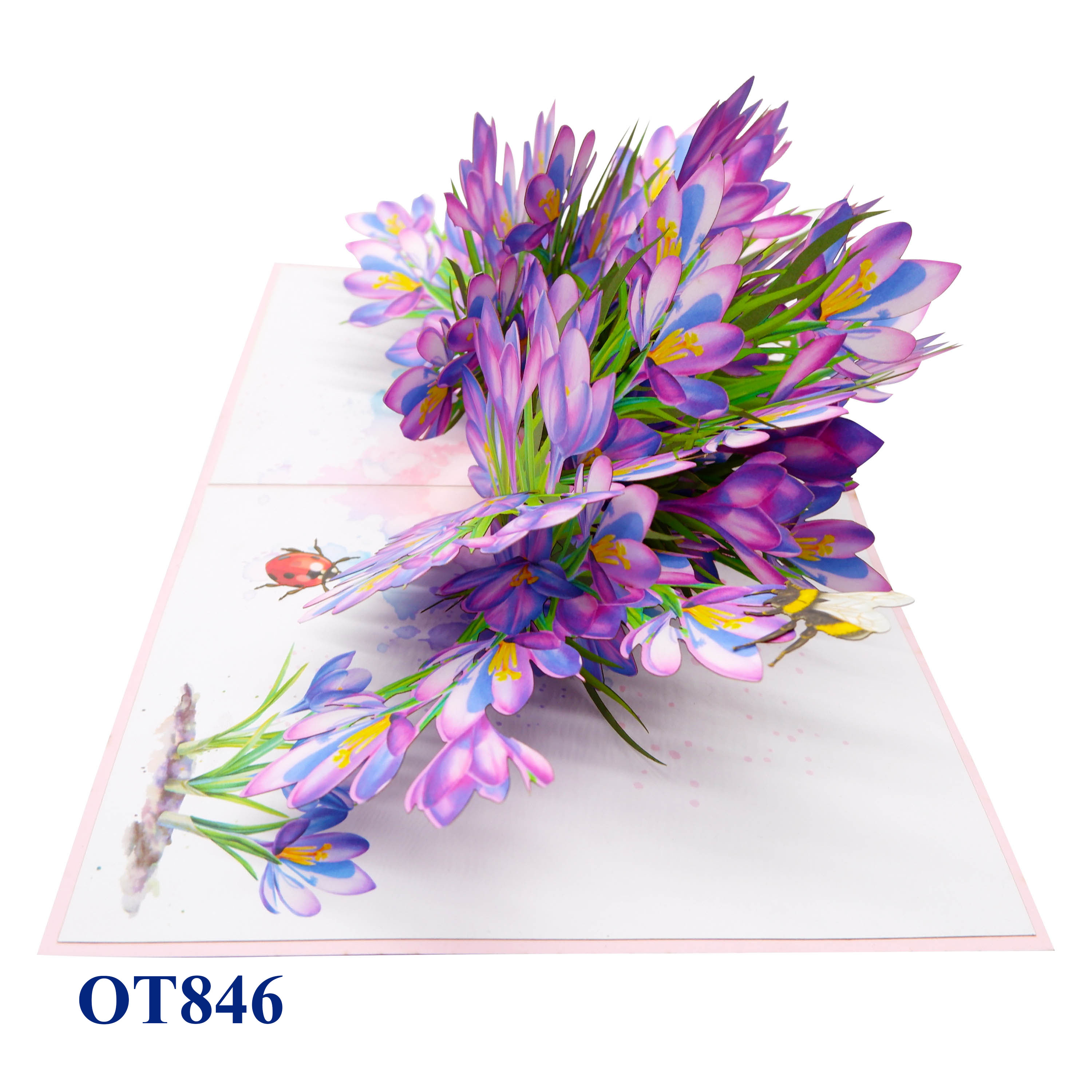 Saffron Garden Pop Up Card