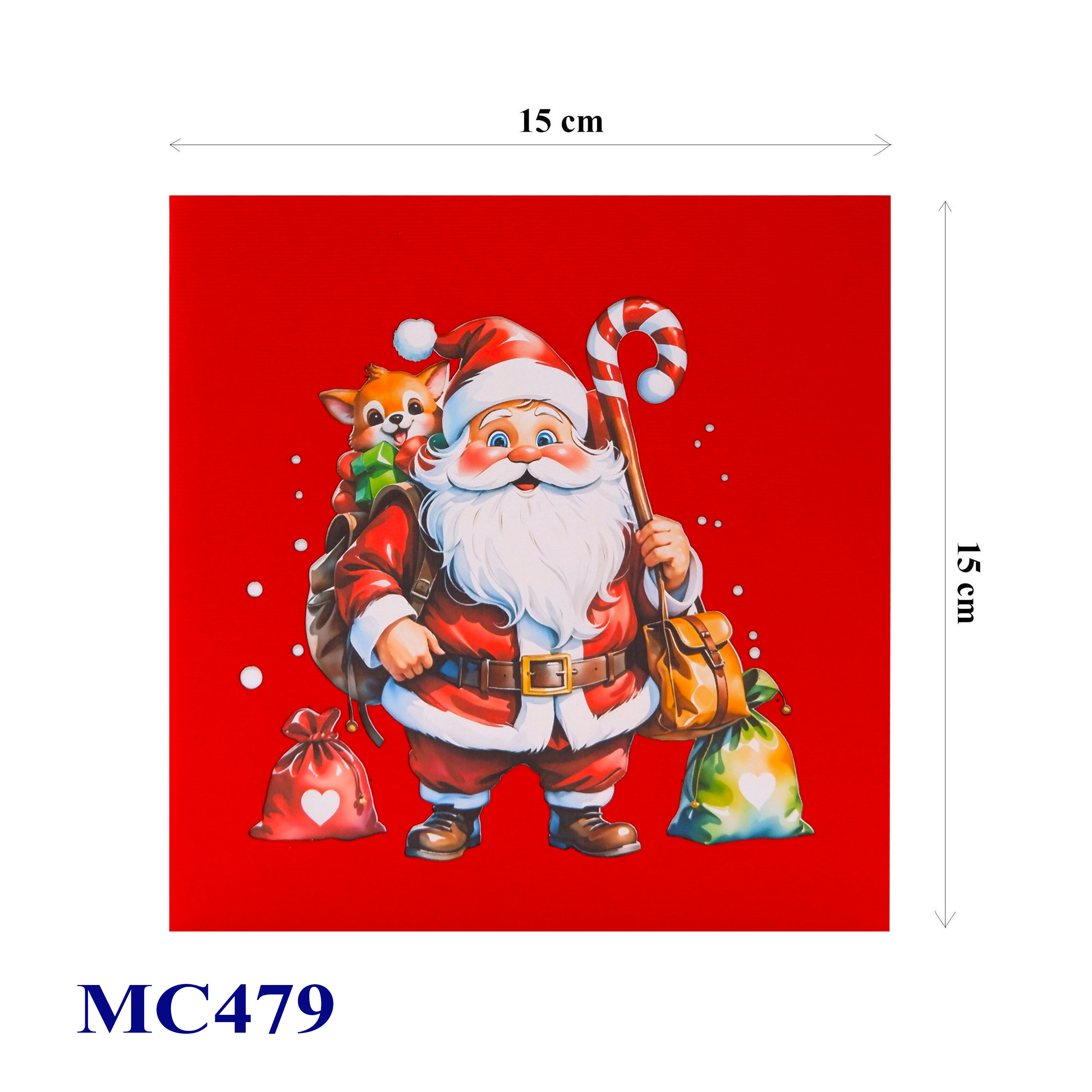 Santa Claus Christmas Pop-Up Card – A Festive 3D Surprise