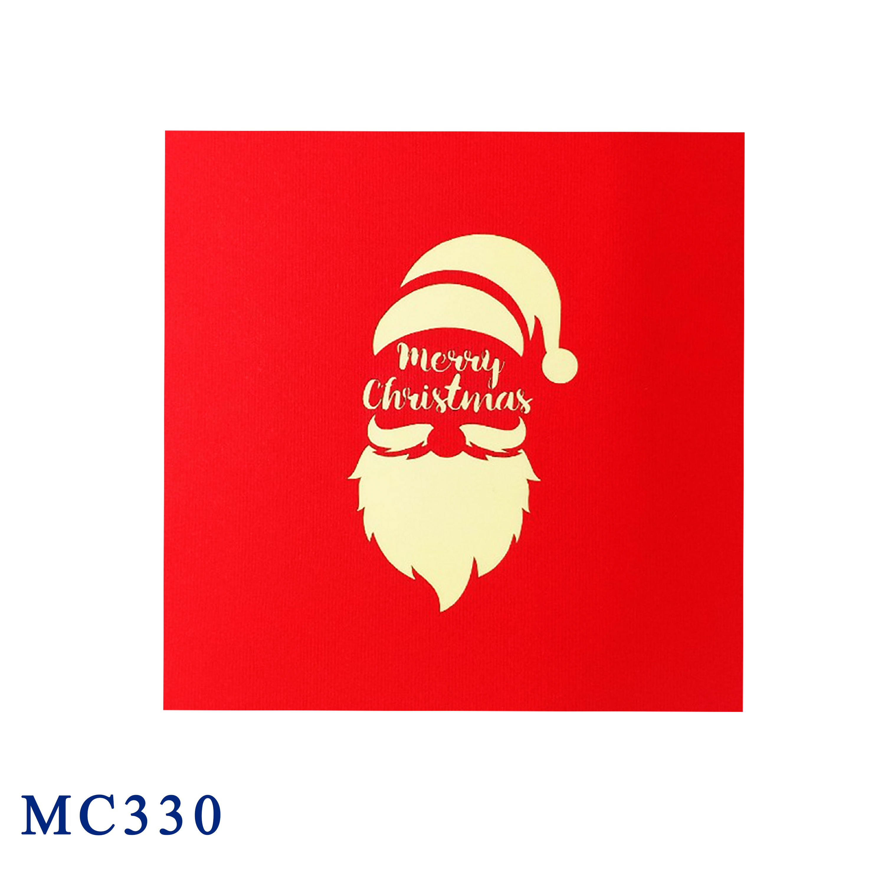 Christmas Santa Motorbike Pop Up Card