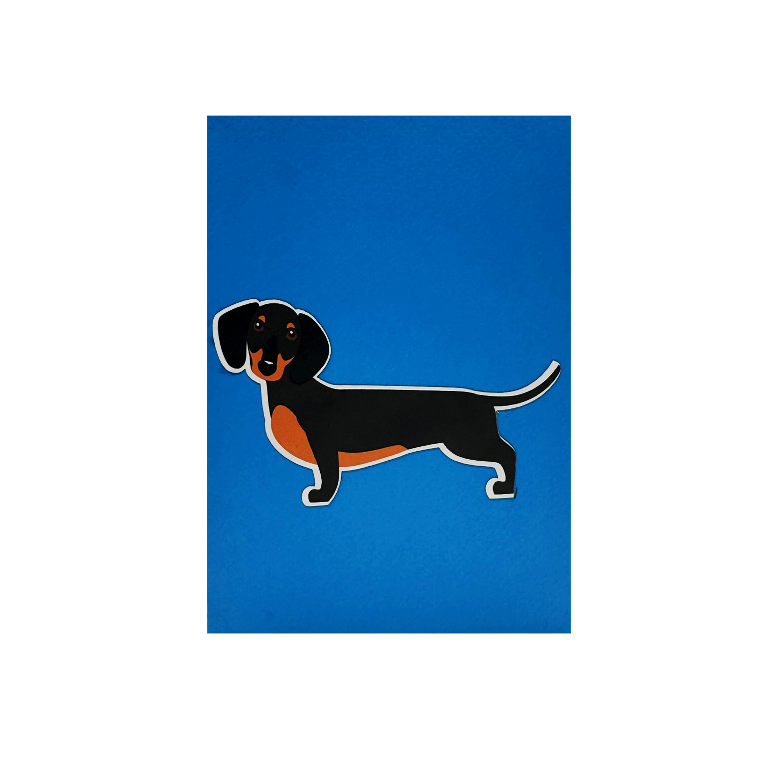 Dachshund Dog Pop Up Card