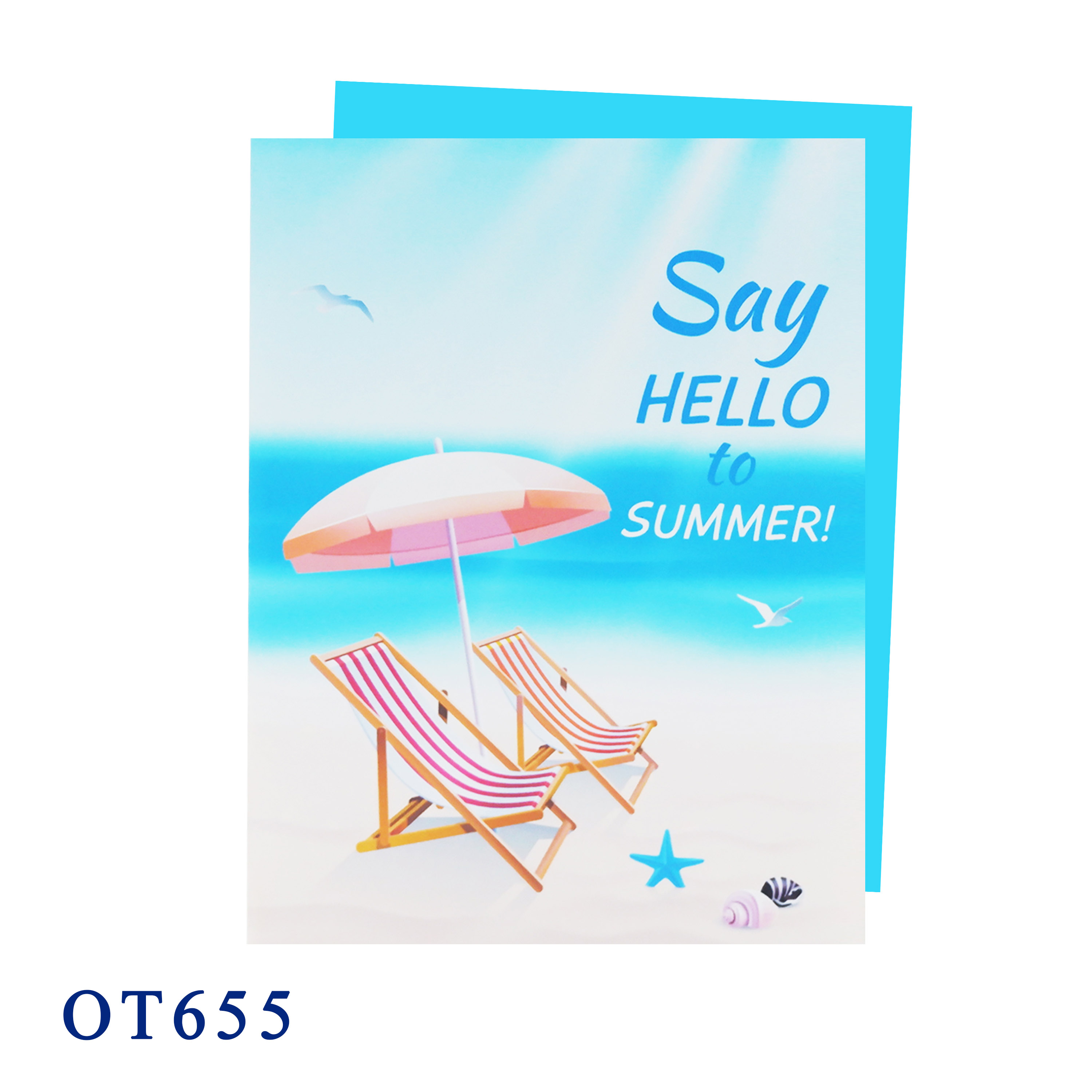 Say Hello To Summer Greeting Card