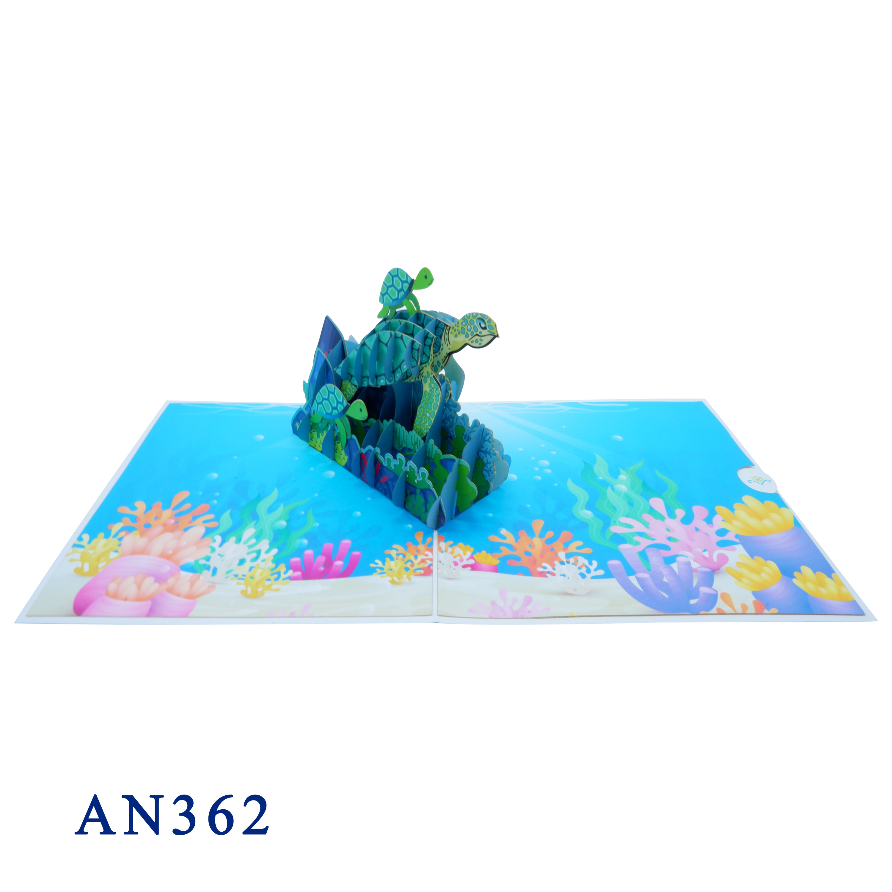 Sea Turtle Pop Up Card