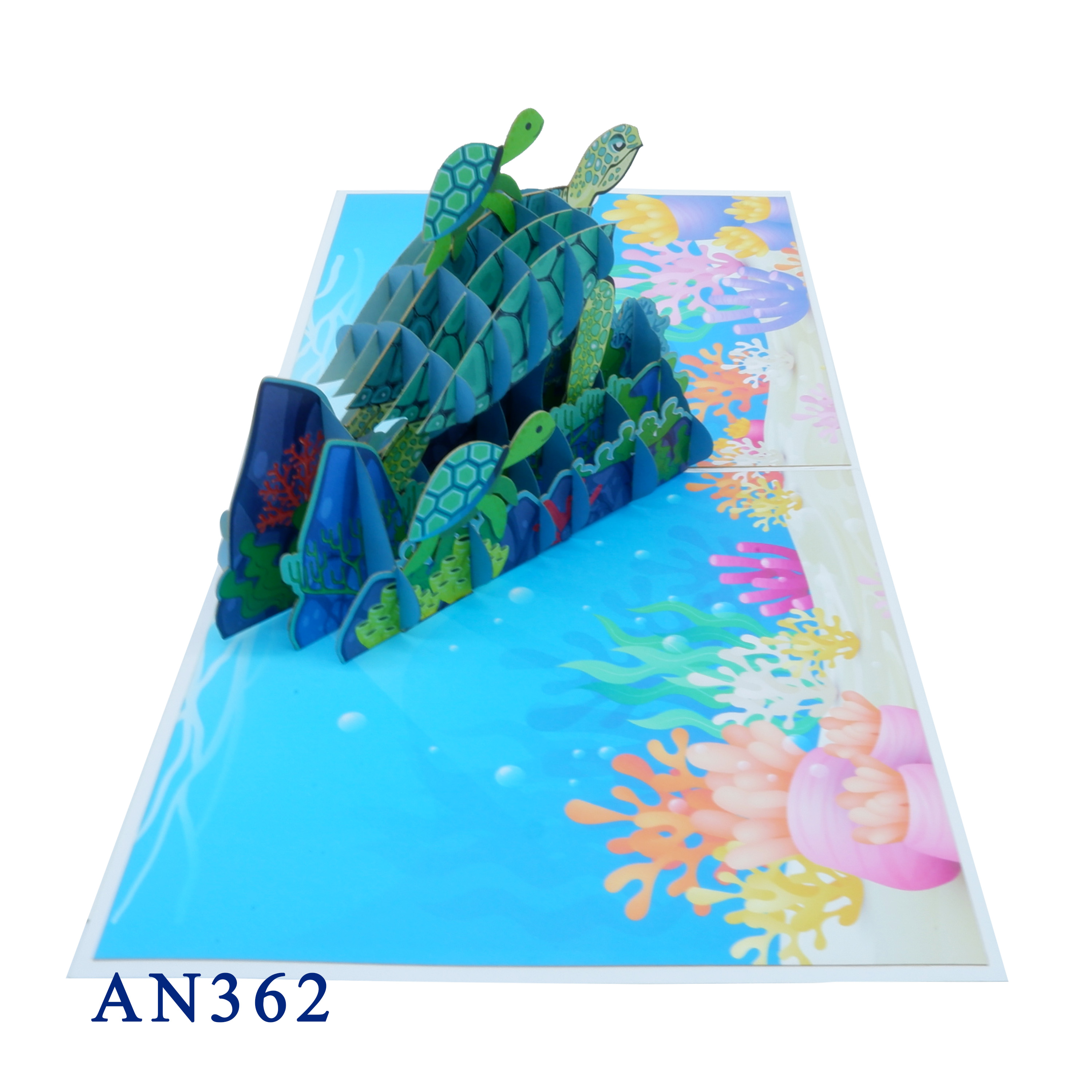 Sea Turtle Pop Up Card