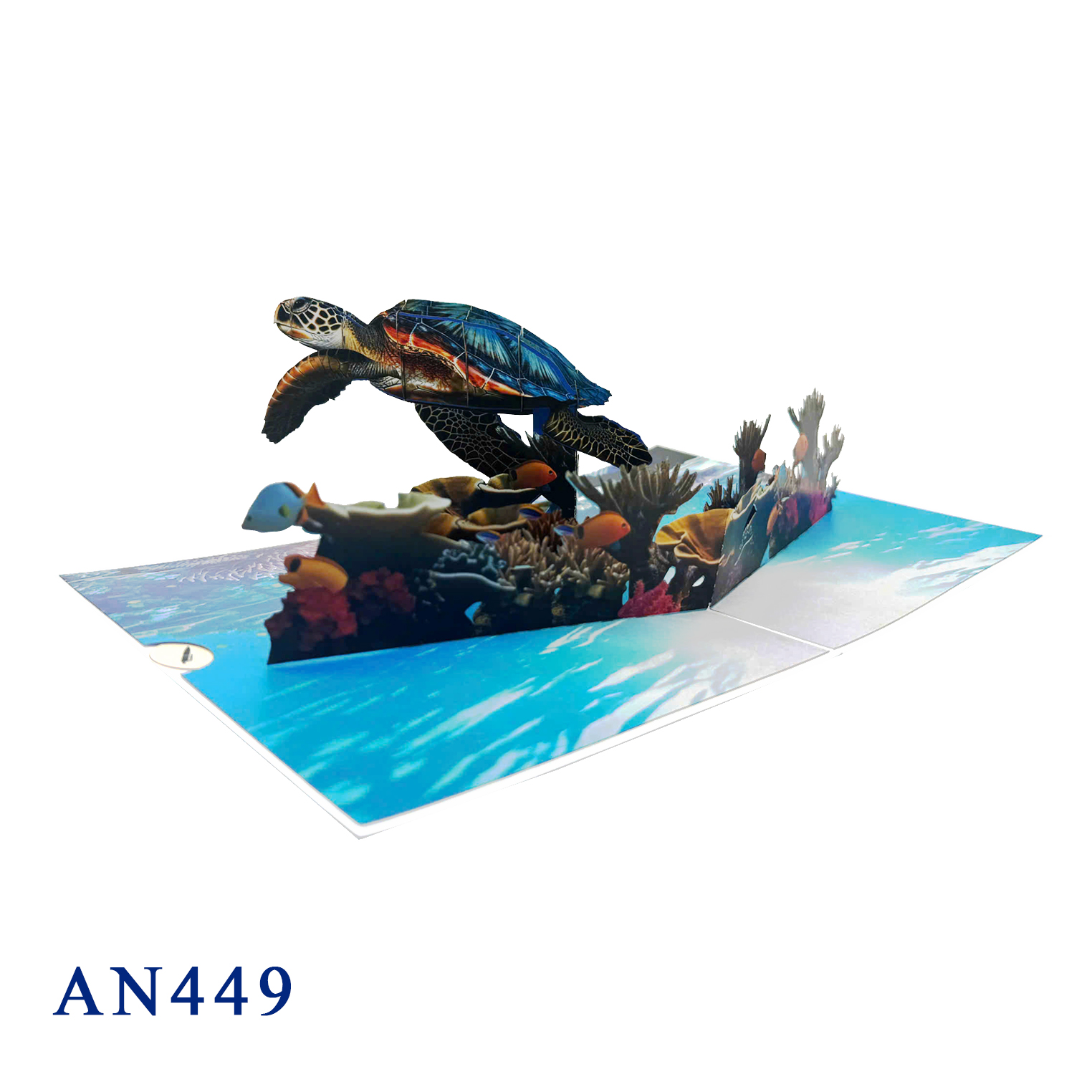 Sea Turtle Pop Up Card
