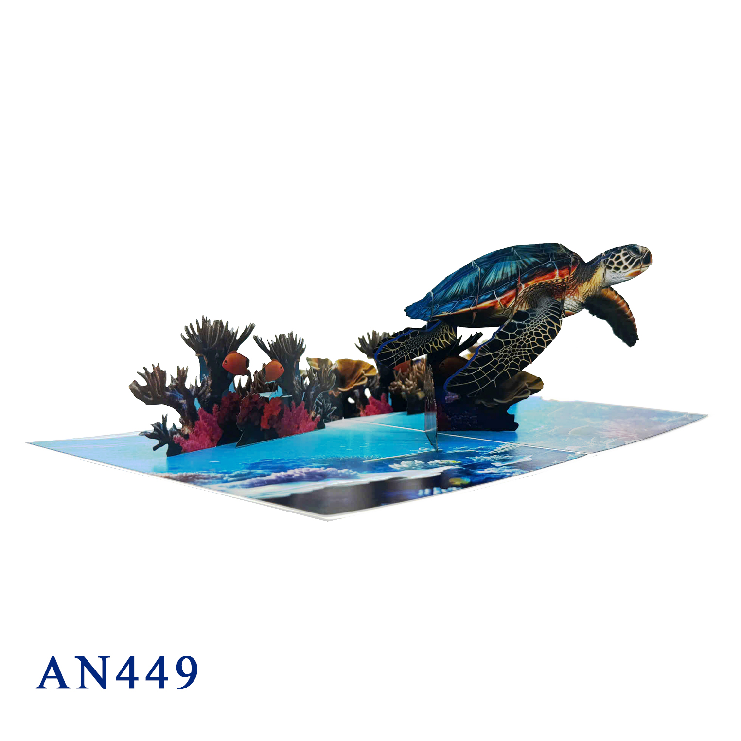 Sea Turtle Pop Up Card