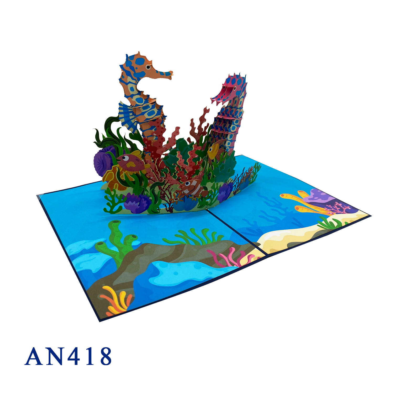 Coral Reef - 3D Pop Up Greetings Card