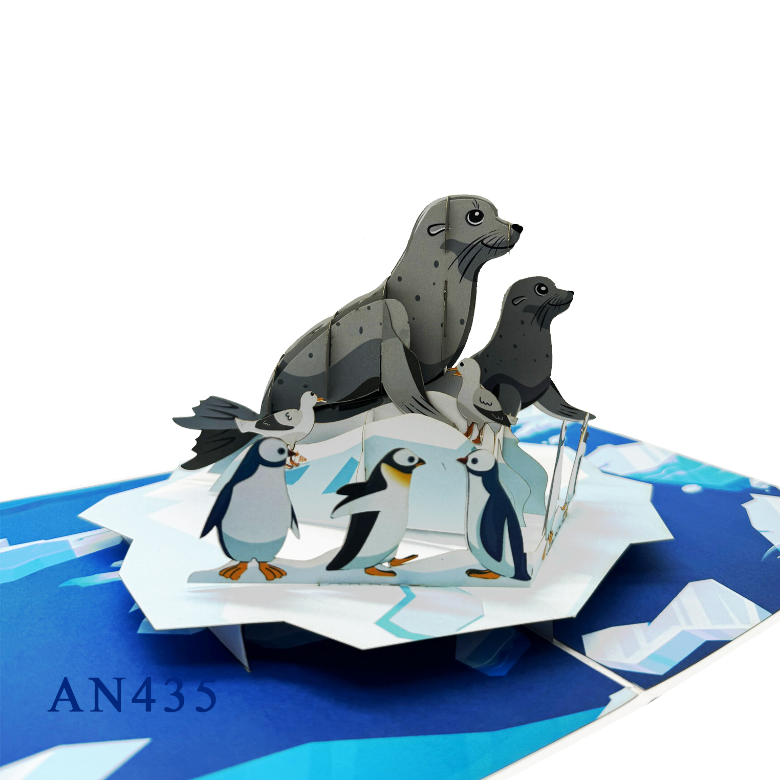 Seal Pop Up Card