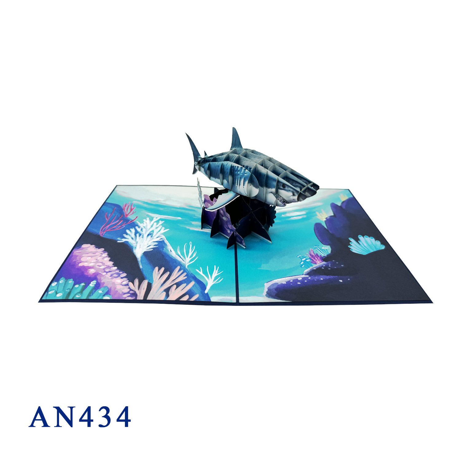 Shark 3D Pop Up Greeting Card