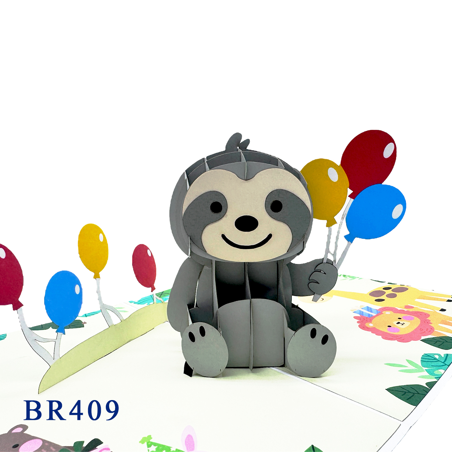 Sloth Birthday Pop-Up Card