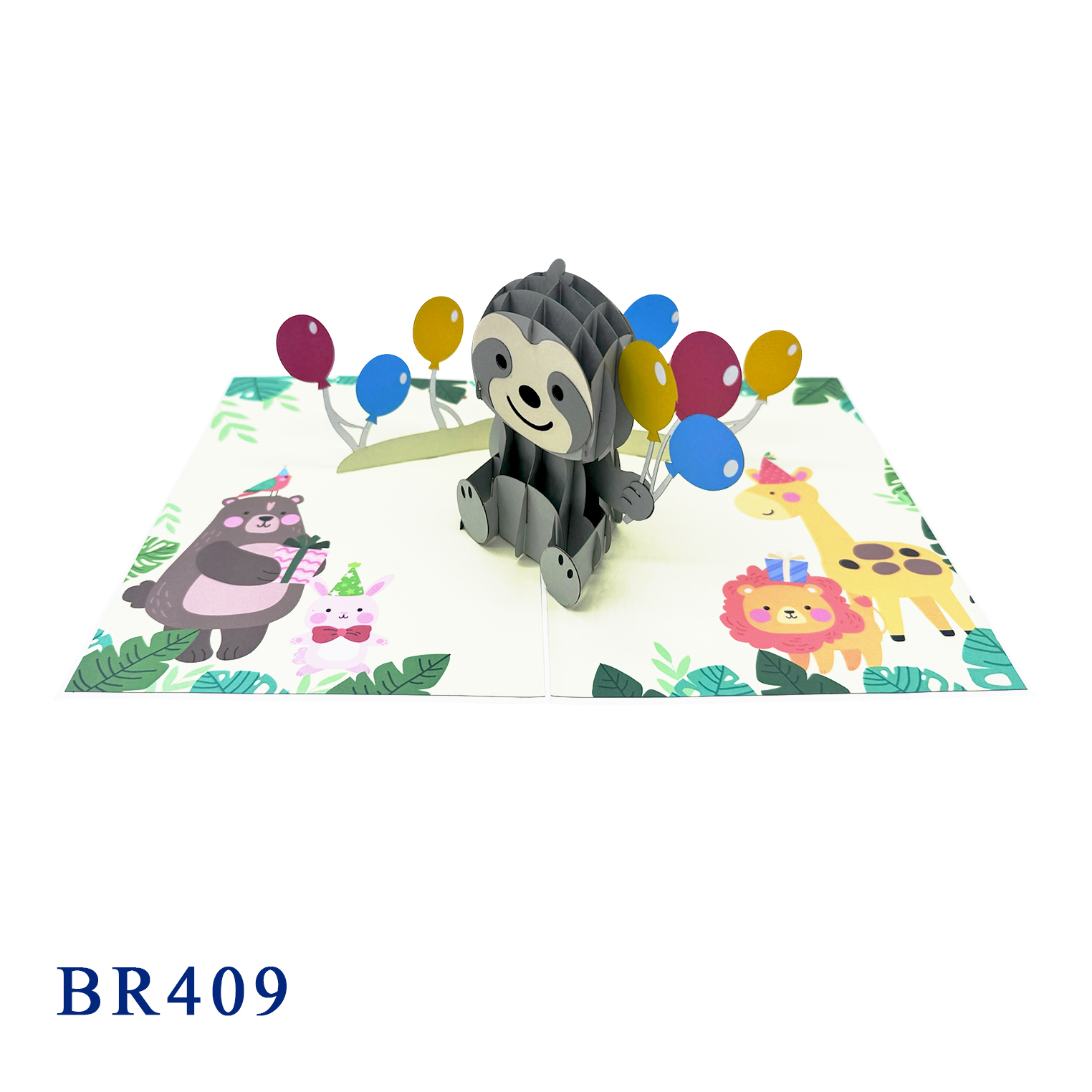 Sloth Birthday Pop-Up Card