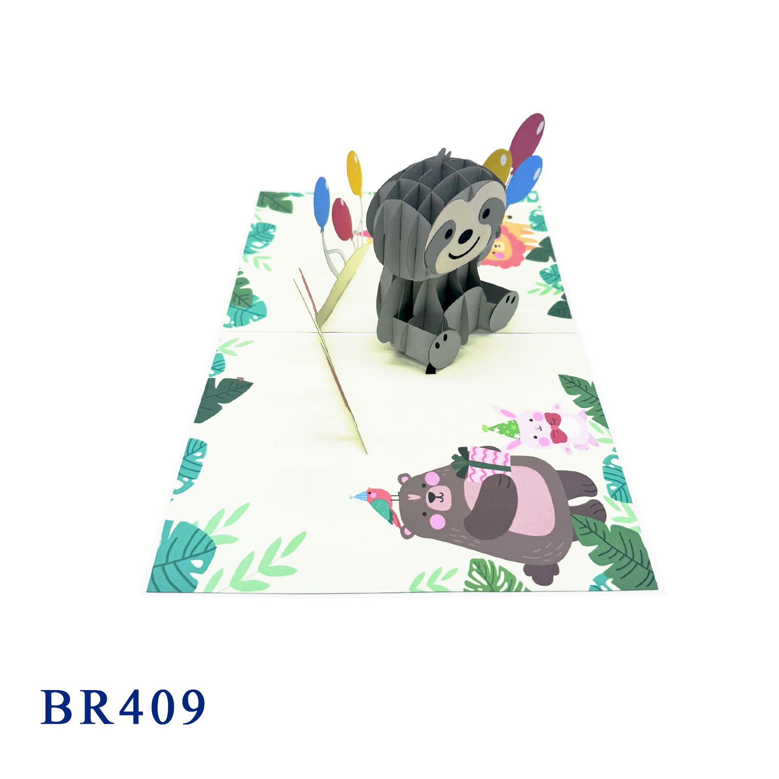 Sloth Birthday Pop-Up Card
