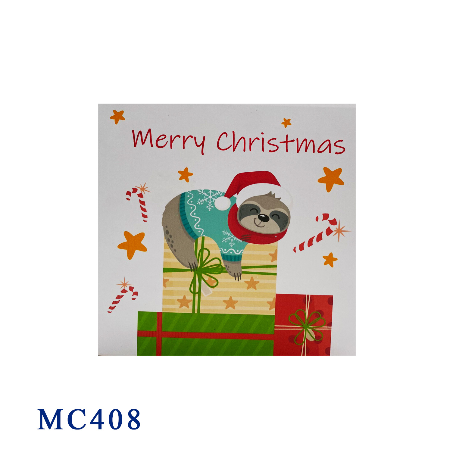 Sloth Christmas Pop Up Card