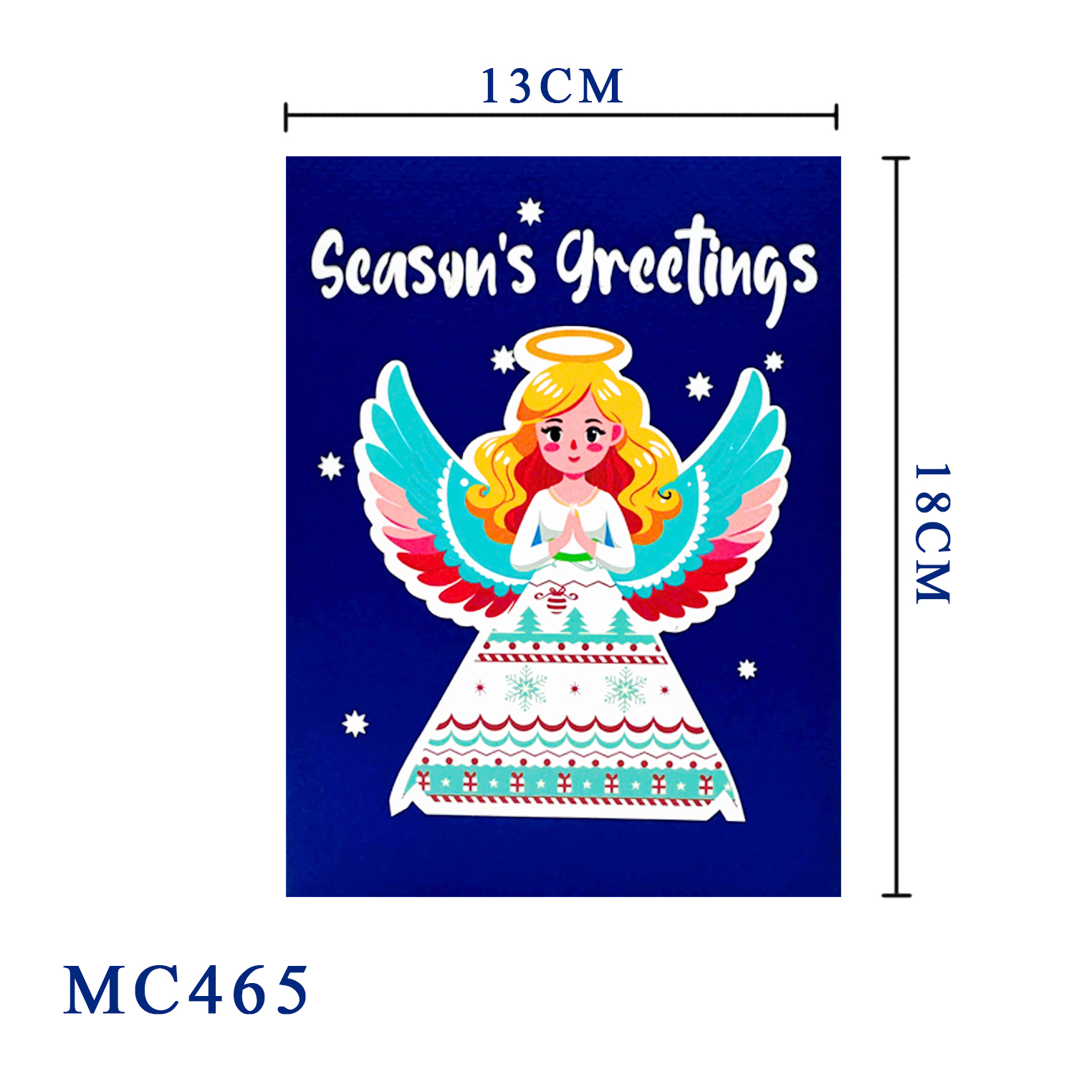 Snow Angel Pop Up Card