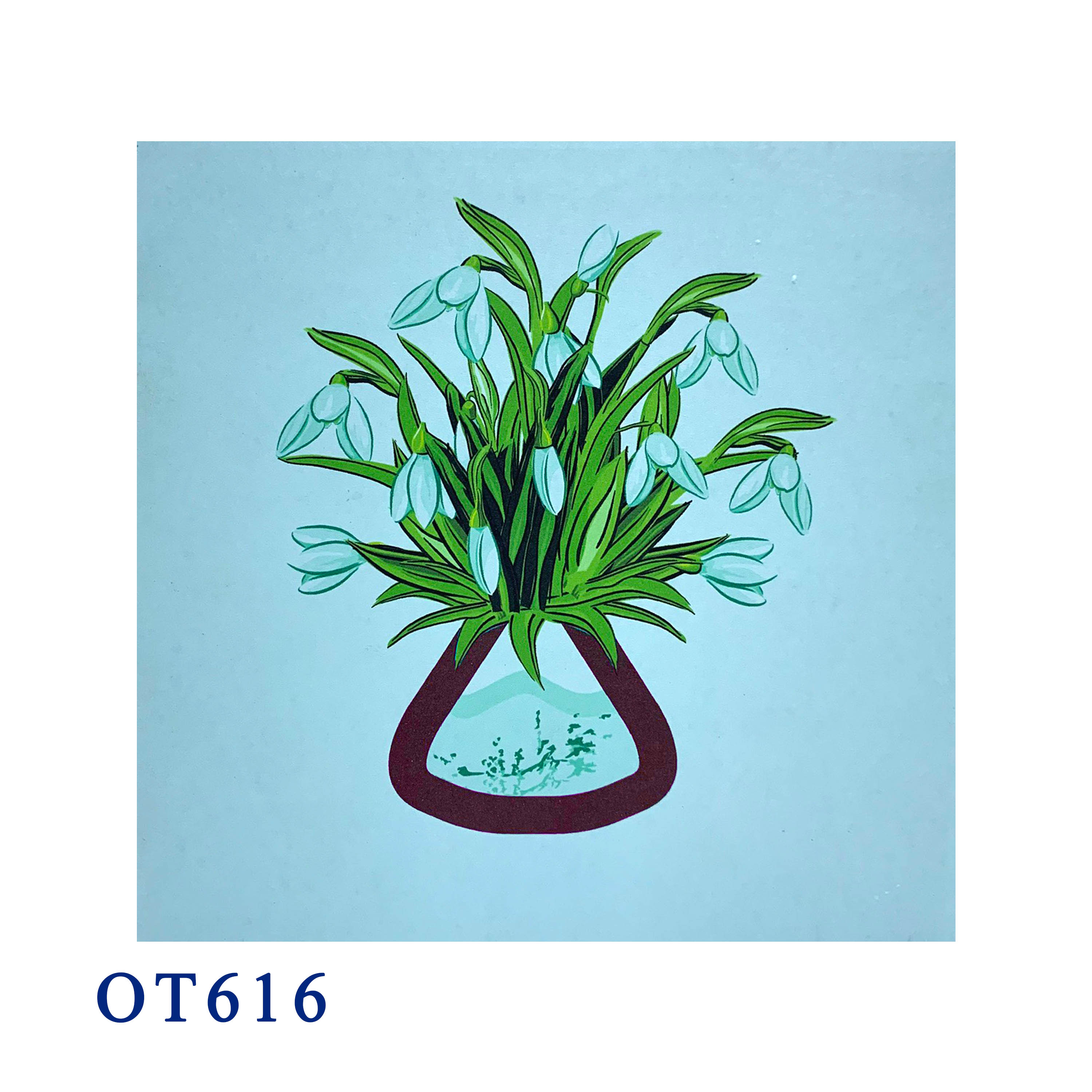 Snowdrop Pop Up Card