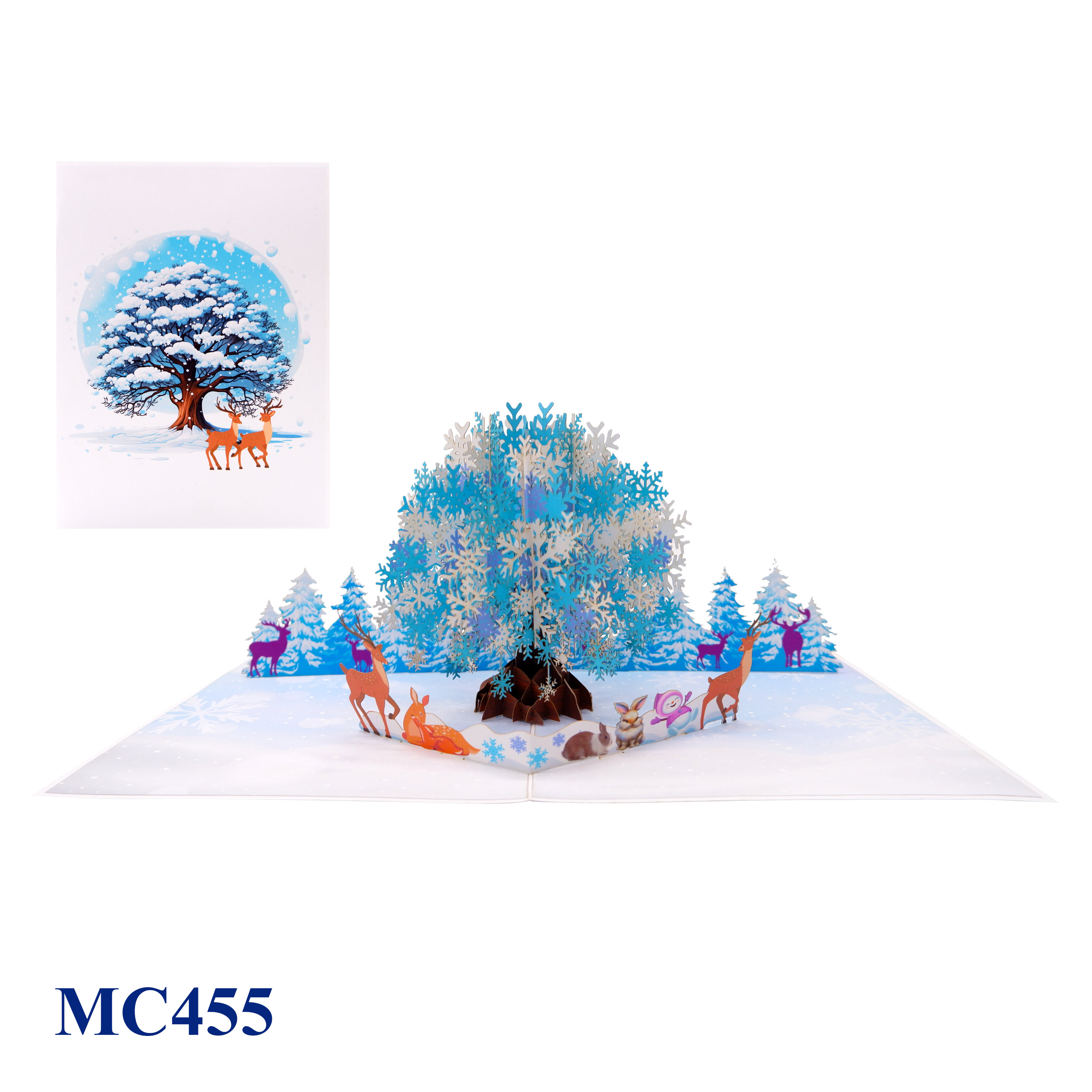 Snowflake Tree Pop Up Card