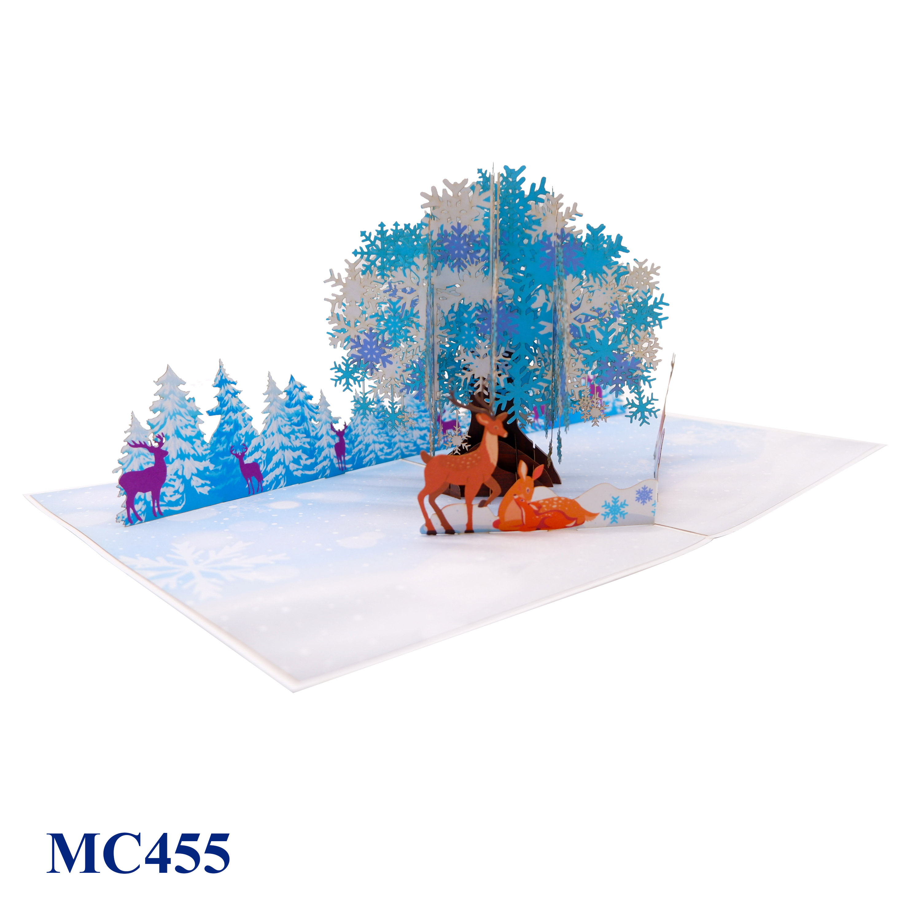 Snowflake Tree Pop Up Card