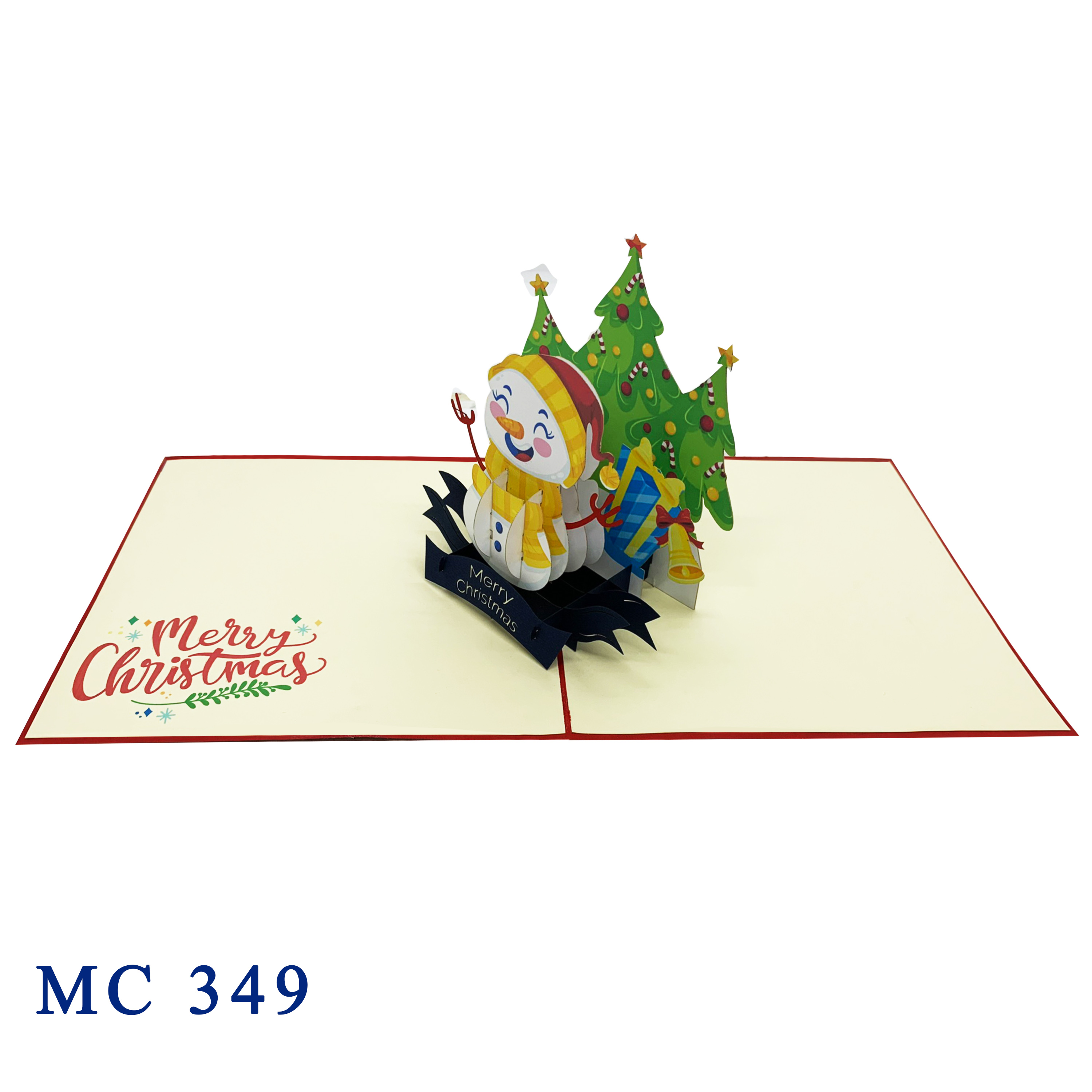 Christmas Snowman Pop Up Card