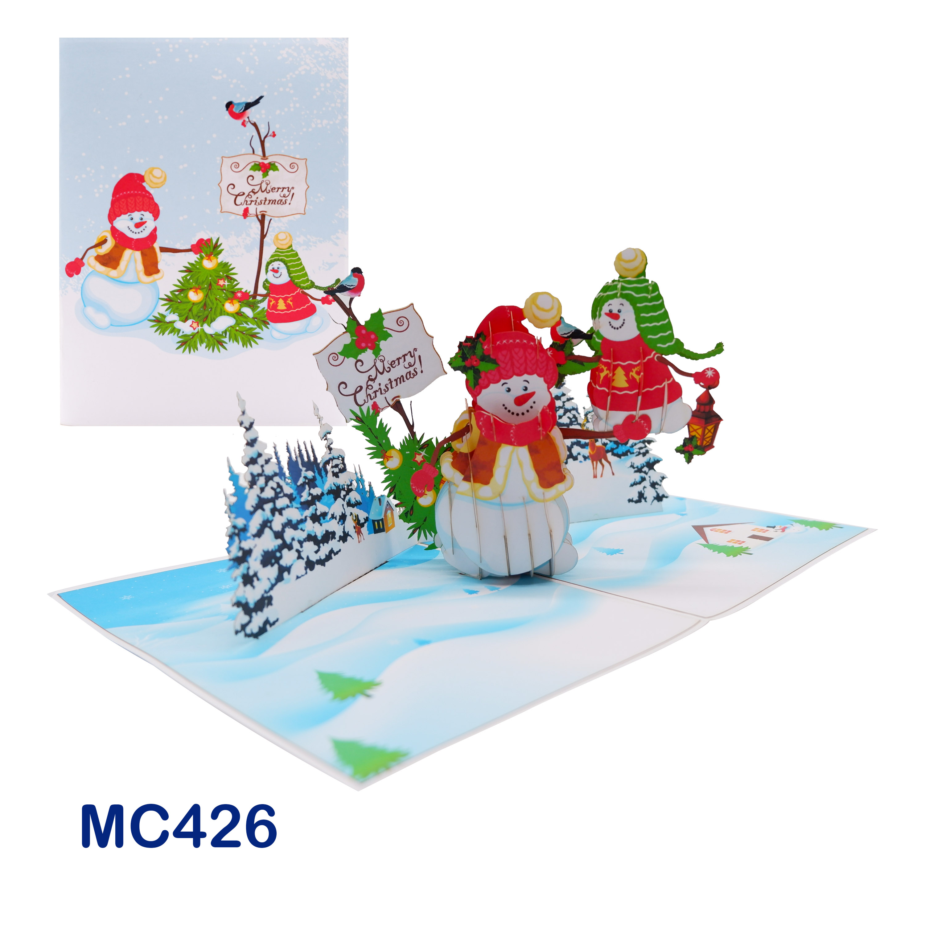 Snowman Pop Up Card