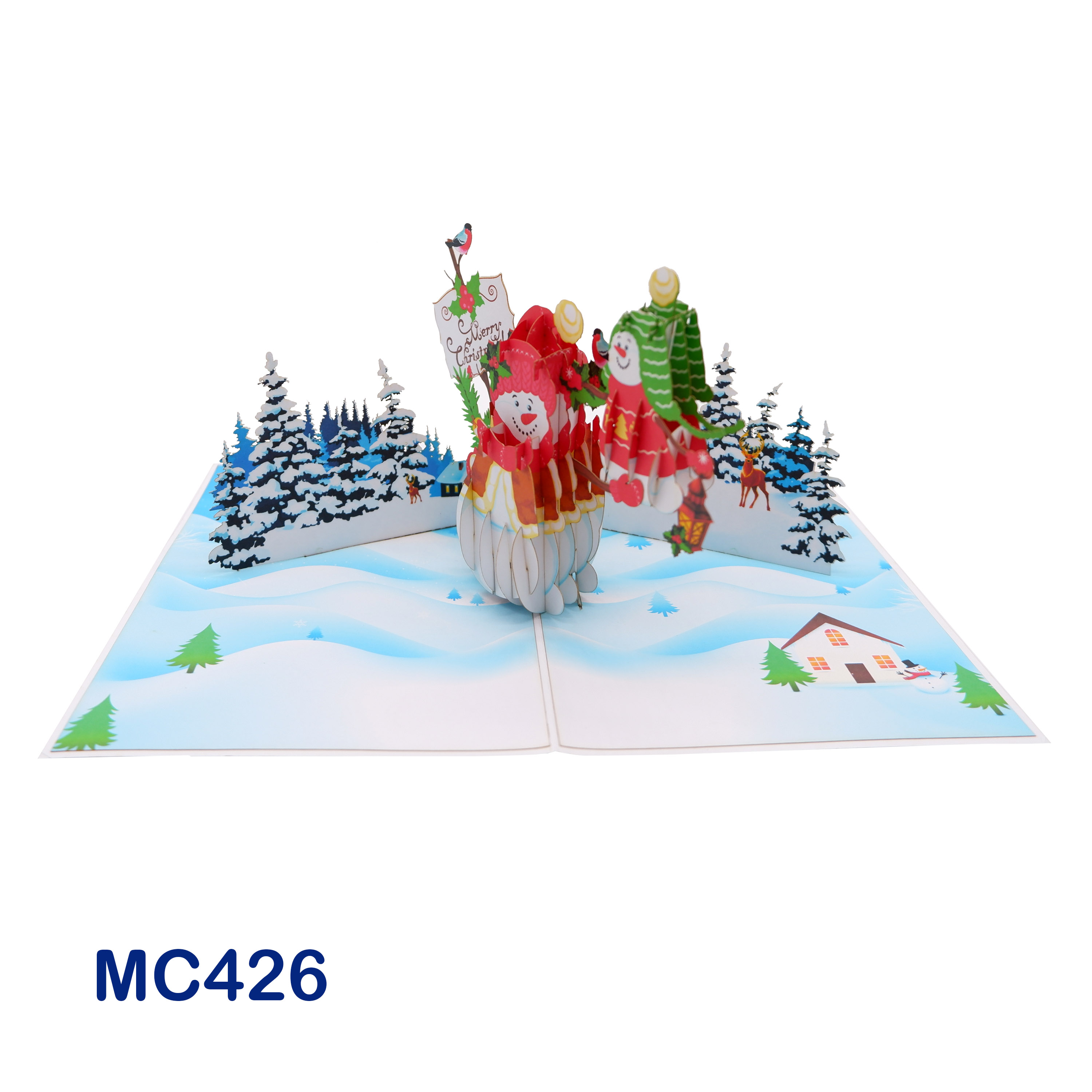 Snowman Pop Up Card