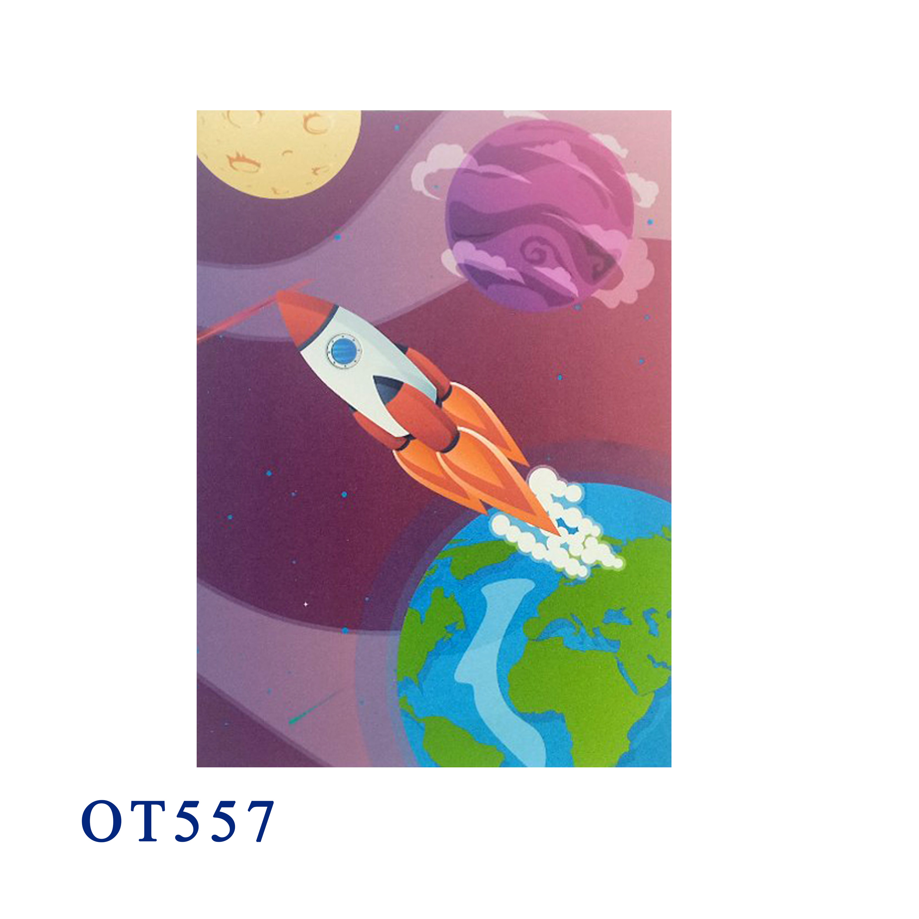 Rocket Ship Pop Up Card