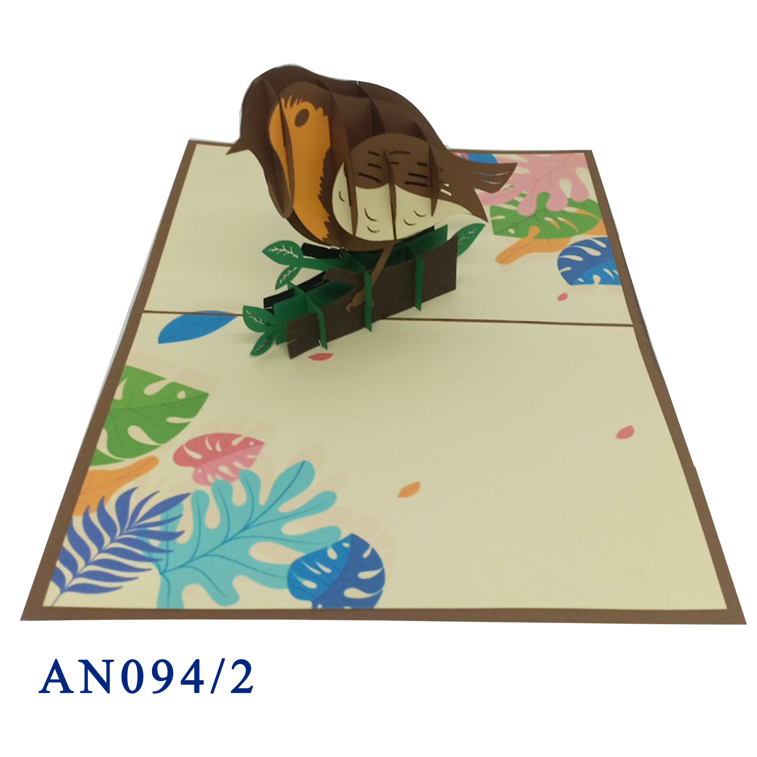 Sparrow Pop Up Card