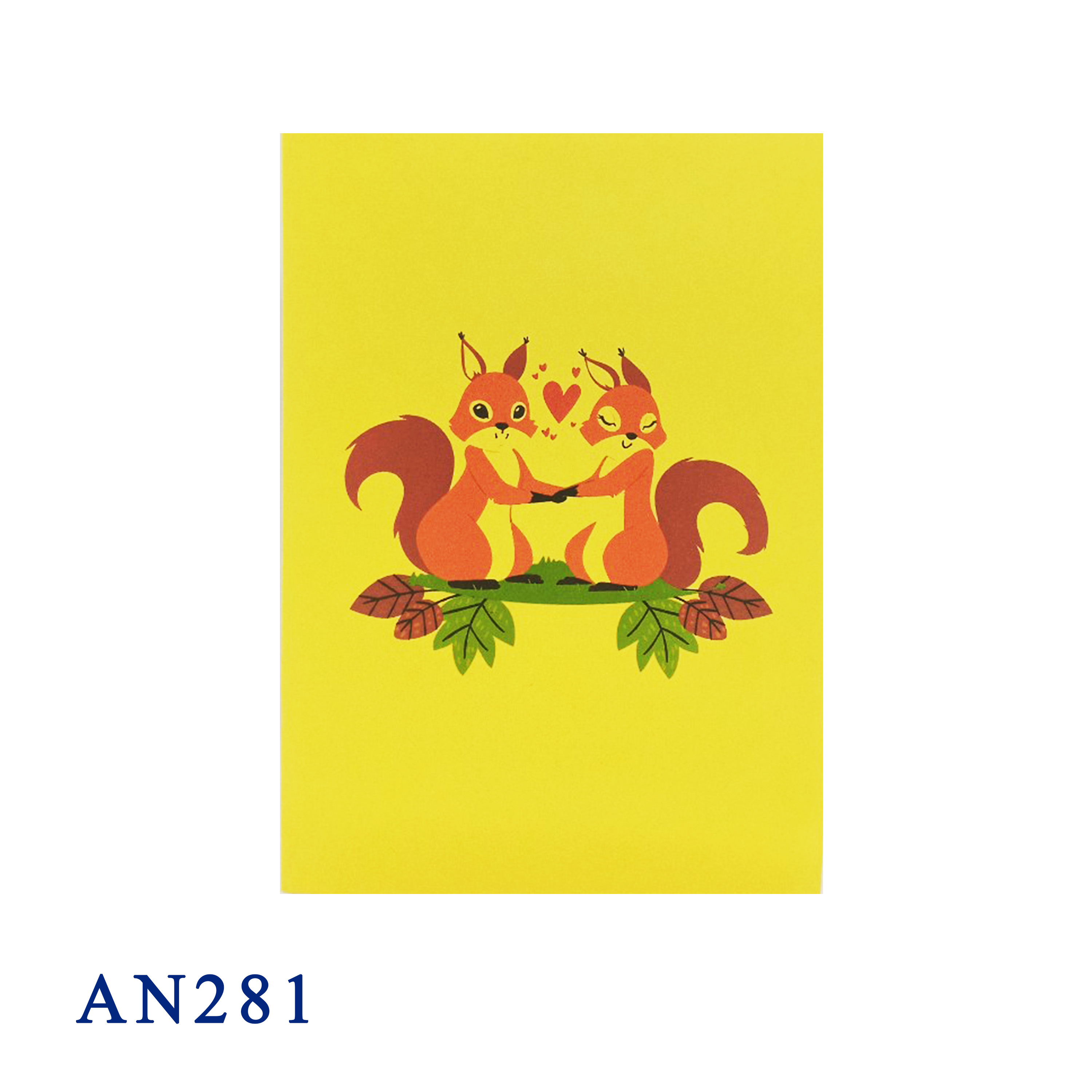 Squirrels Pop Up Card