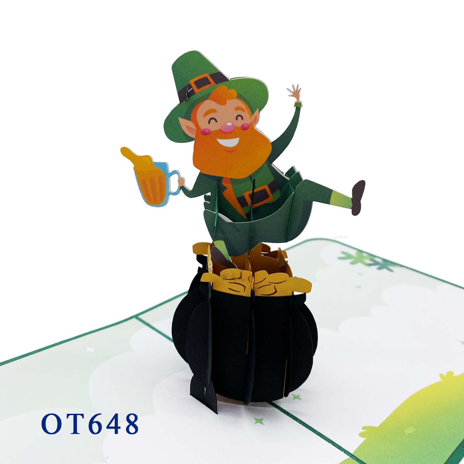 St. Patrick's Day Pop Up Card