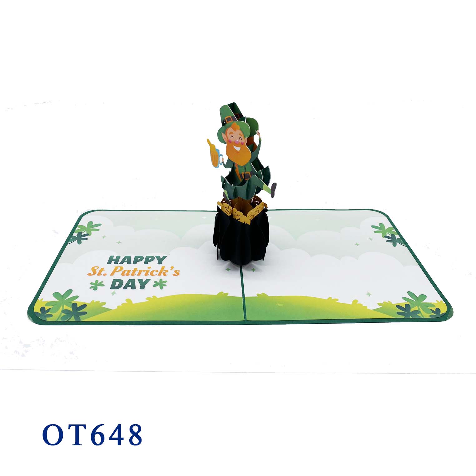 St. Patrick's Day Pop Up Card