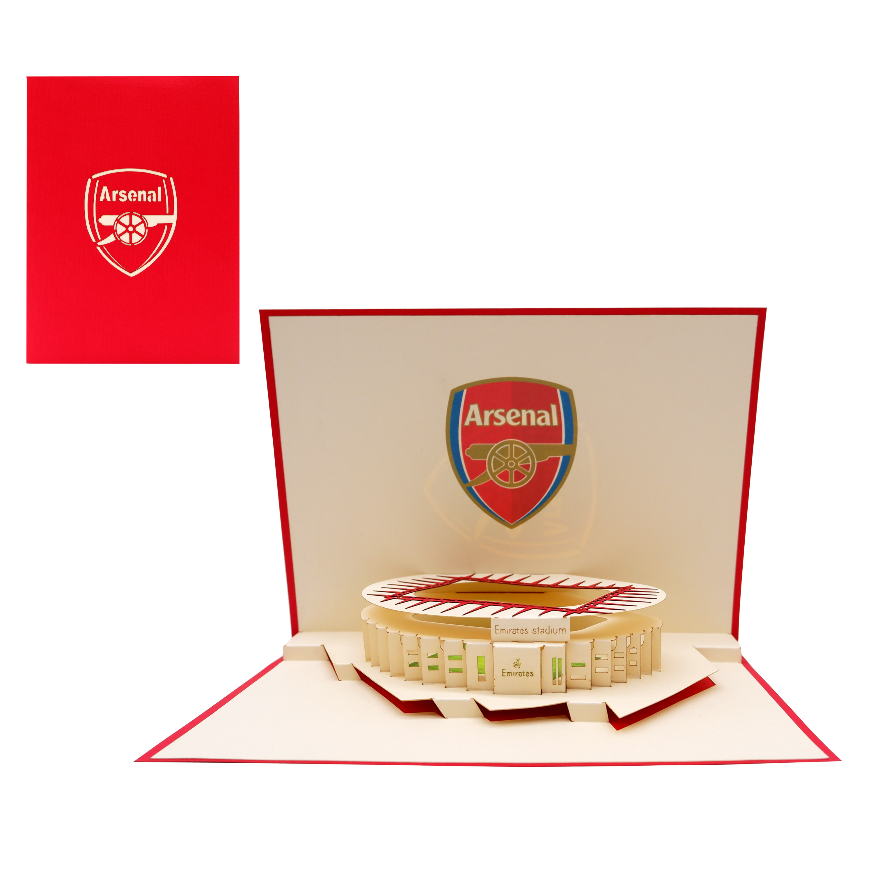 Arsenal Stadium Pop Up Card