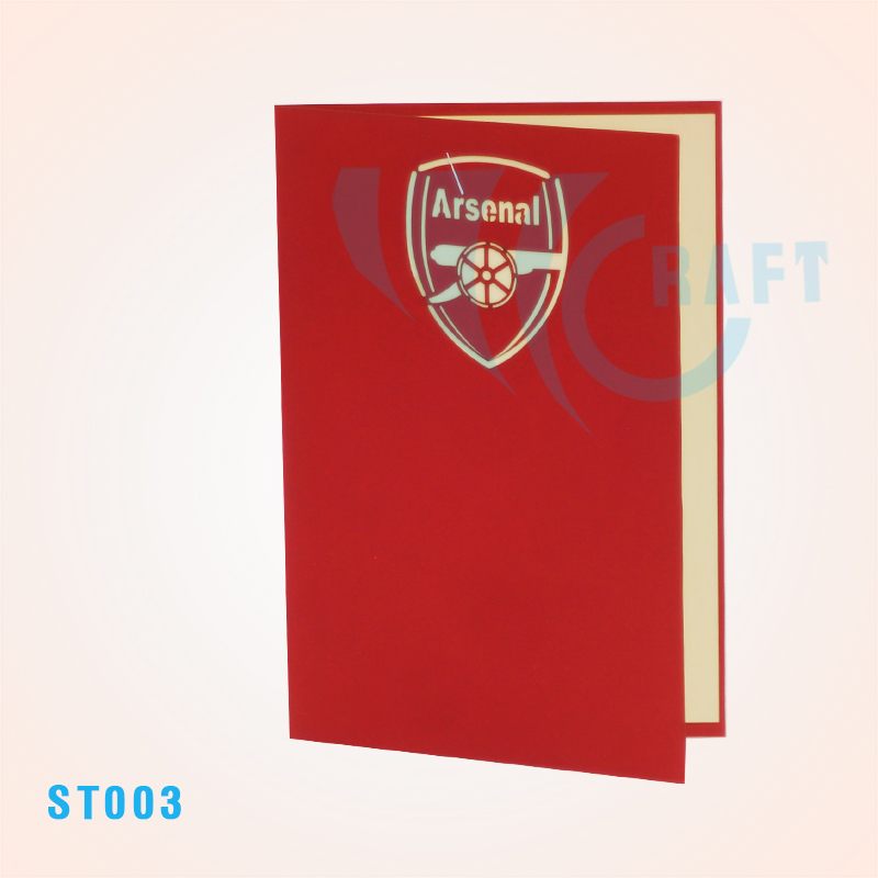 Arsenal Stadium Pop Up Card
