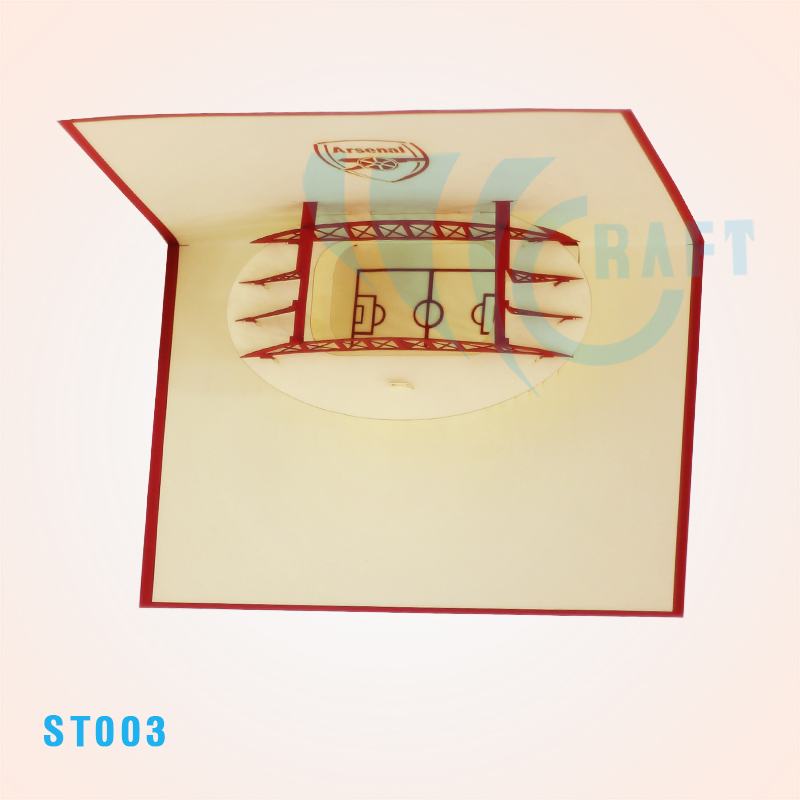 Arsenal Stadium Pop Up Card