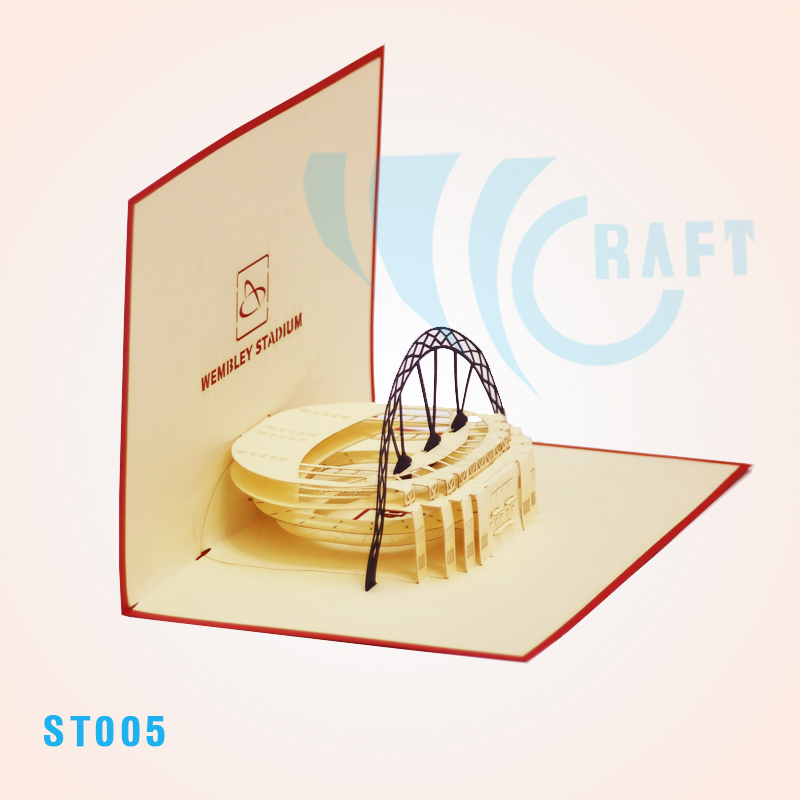 Wembley Stadium Pop Up Card