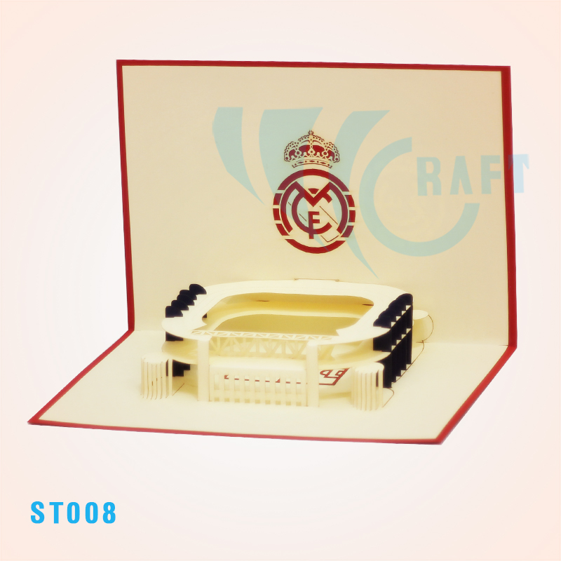 Manchester City Stadium Pop Up Card