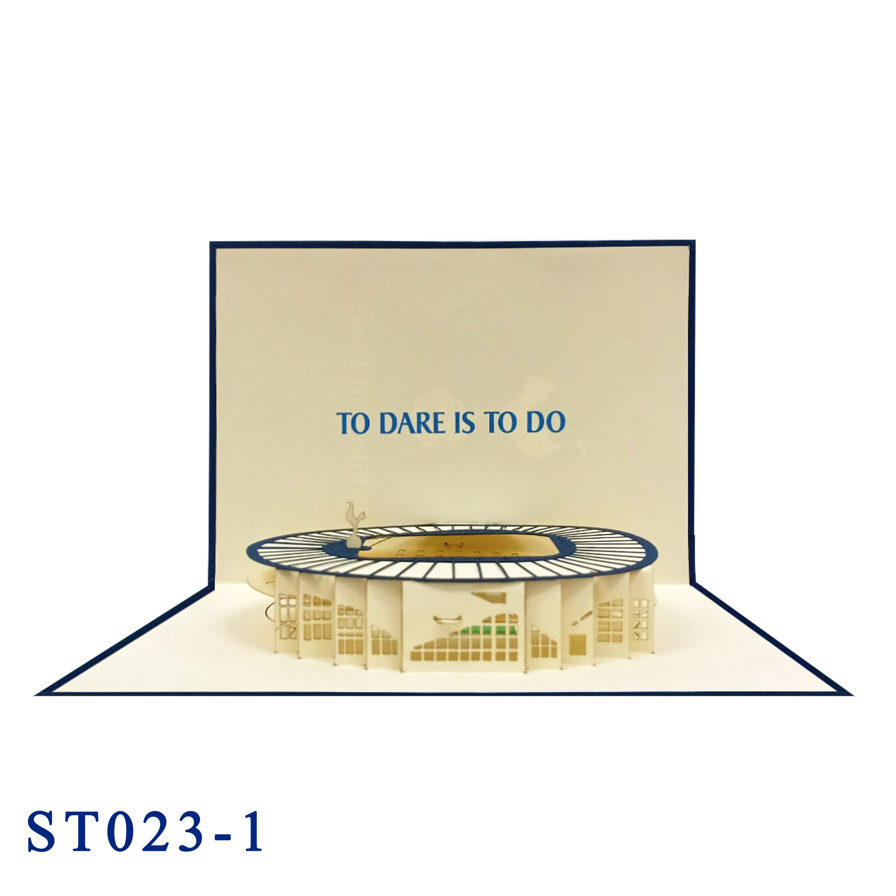 White Hart Lane Stadium Pop Up Card