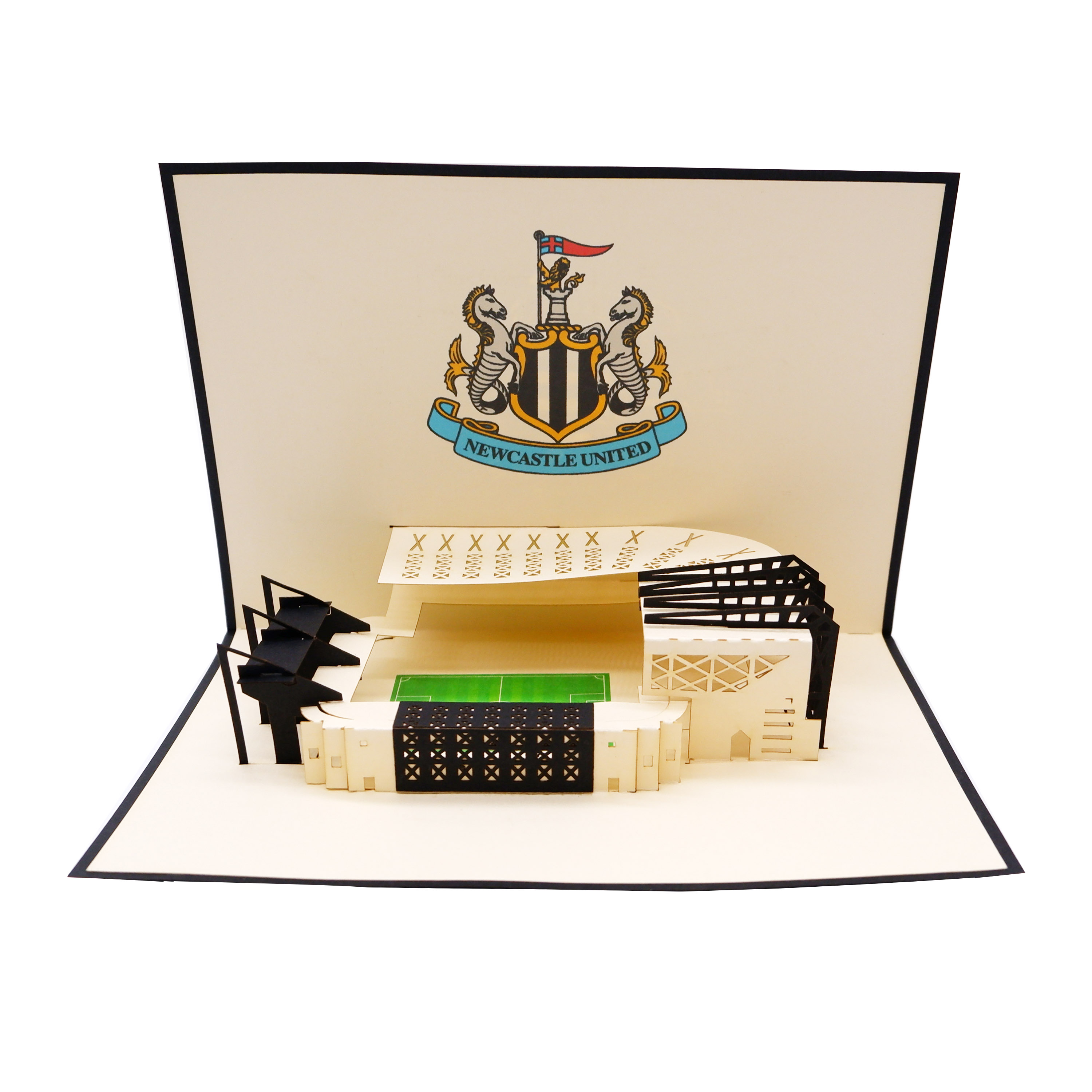 Newcastle United Stadium Pop Up Card