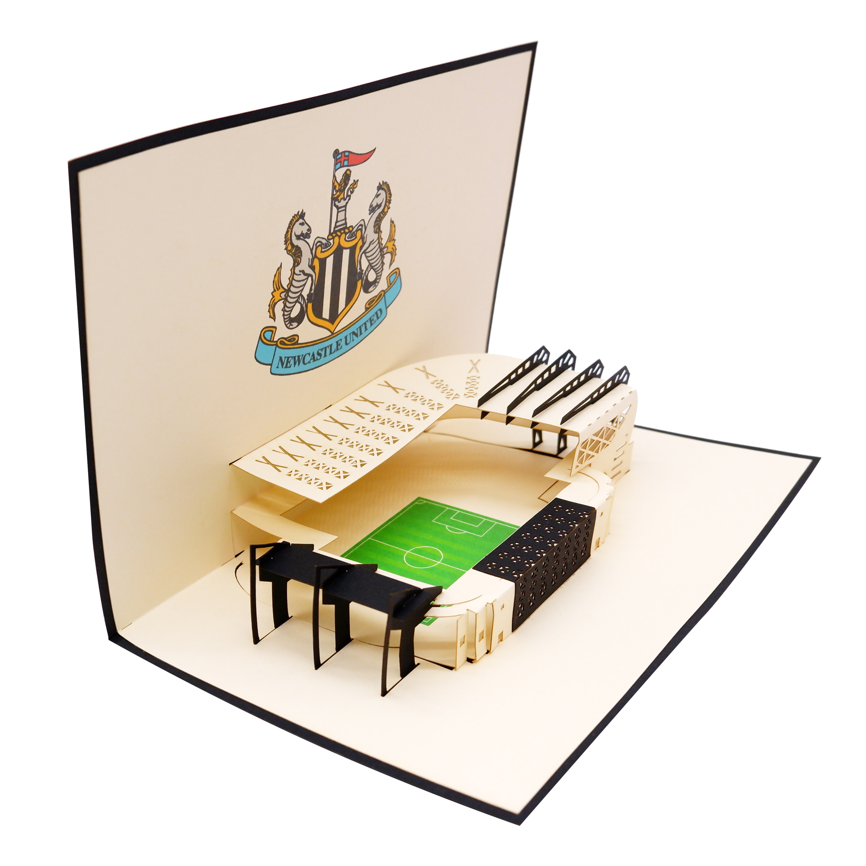 Newcastle United Stadium Pop Up Card