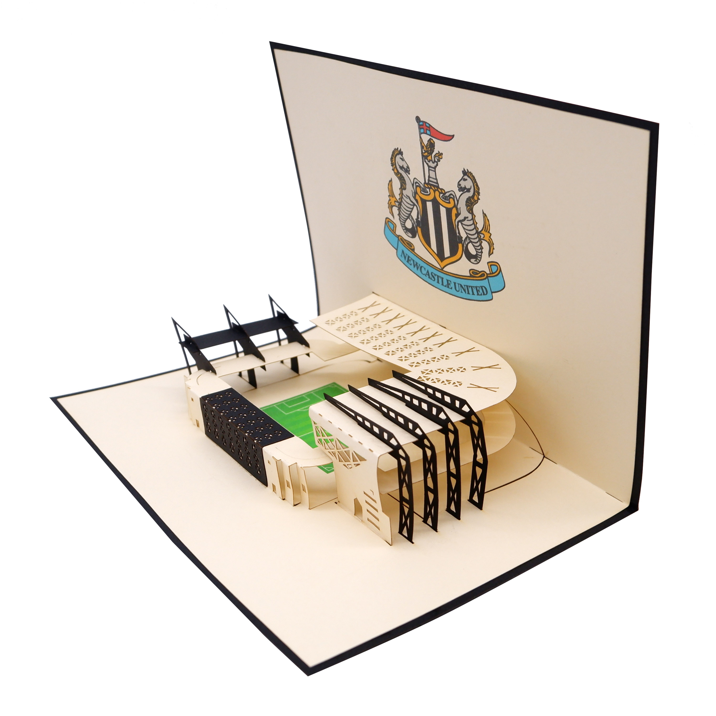 Newcastle United Stadium Pop Up Card