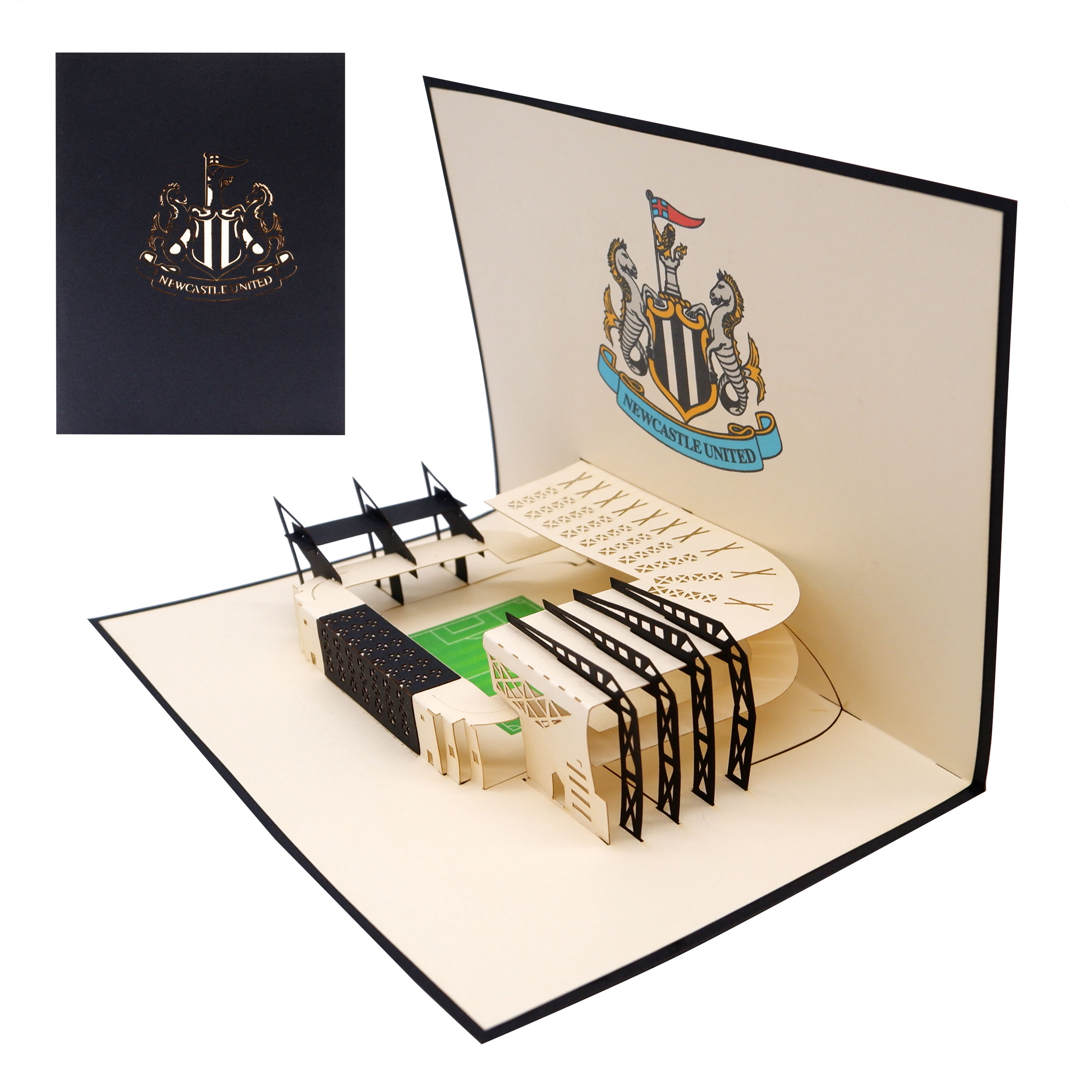 Newcastle United Stadium Pop Up Card