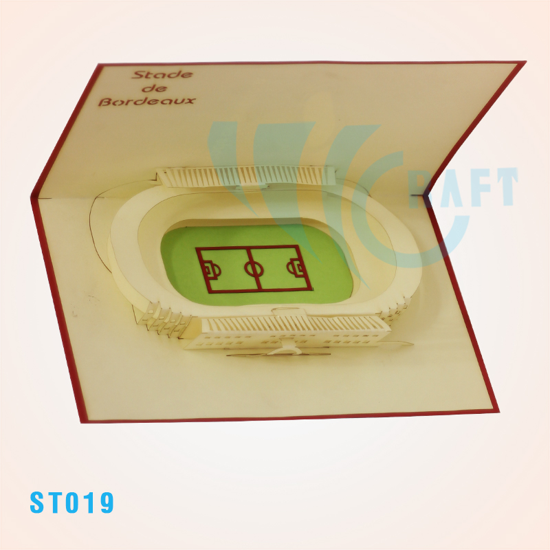 Nouveau Stade Bordeaux Stadium Pop Up Card