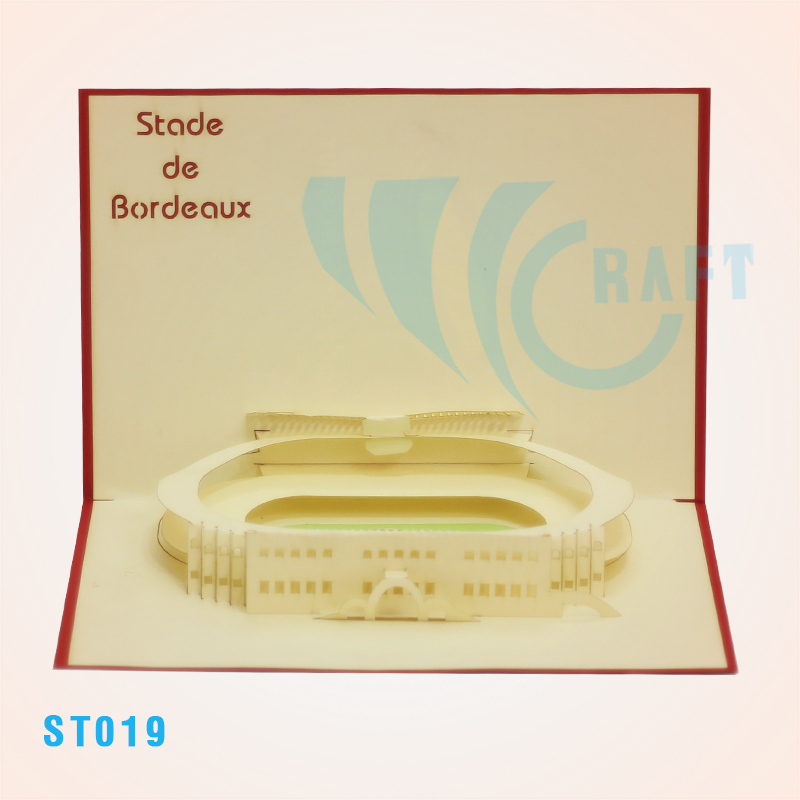 Nouveau Stade Bordeaux Stadium Pop Up Card