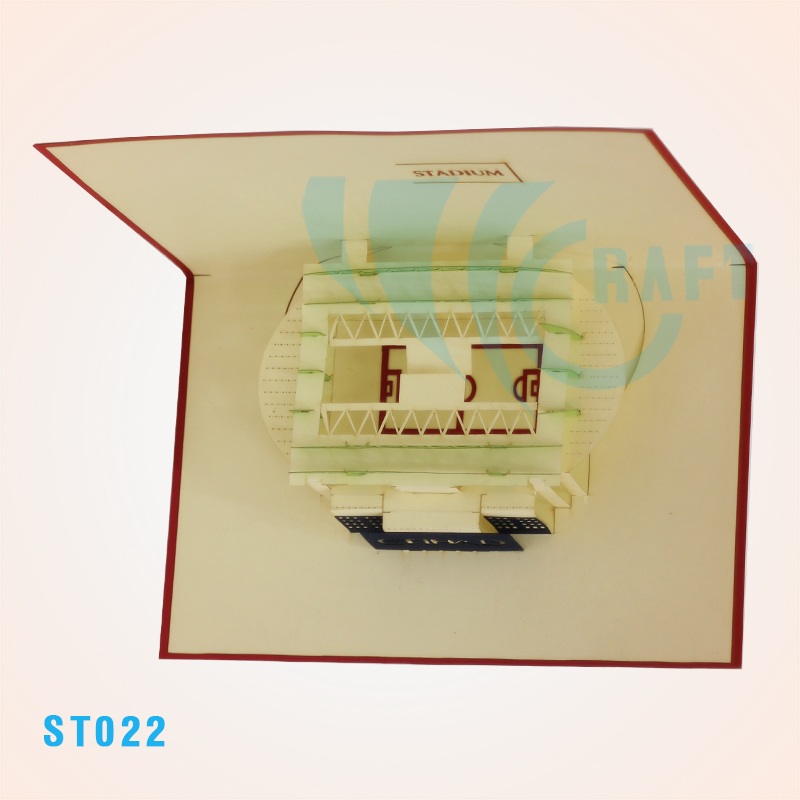 Etihad Stadium Pop Up Card